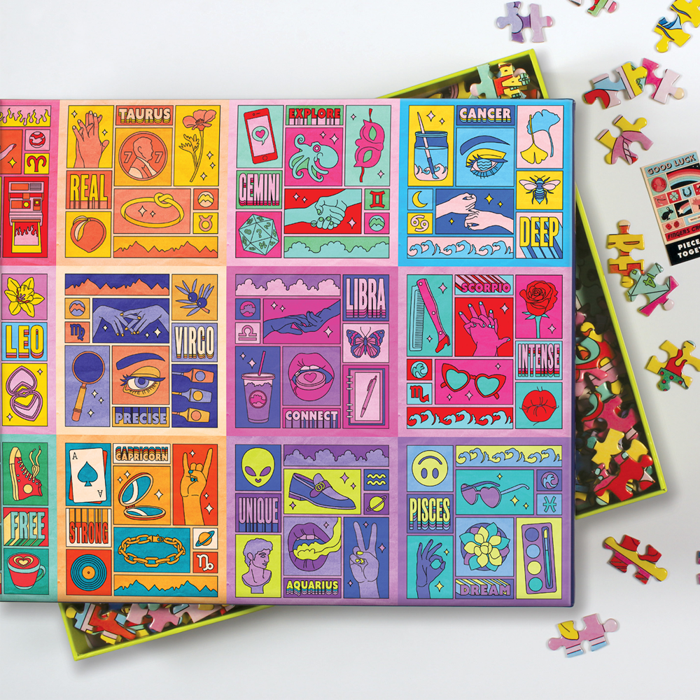 Zodiac Power 1000 Piece Jigsaw Puzzle 1000 Piece Puzzles Galison