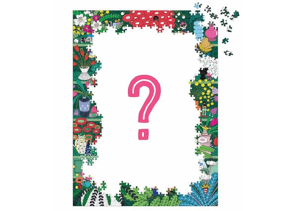 What Is a Surprise Puzzle? Solving a Jigsaw Without Seeing the Full Image