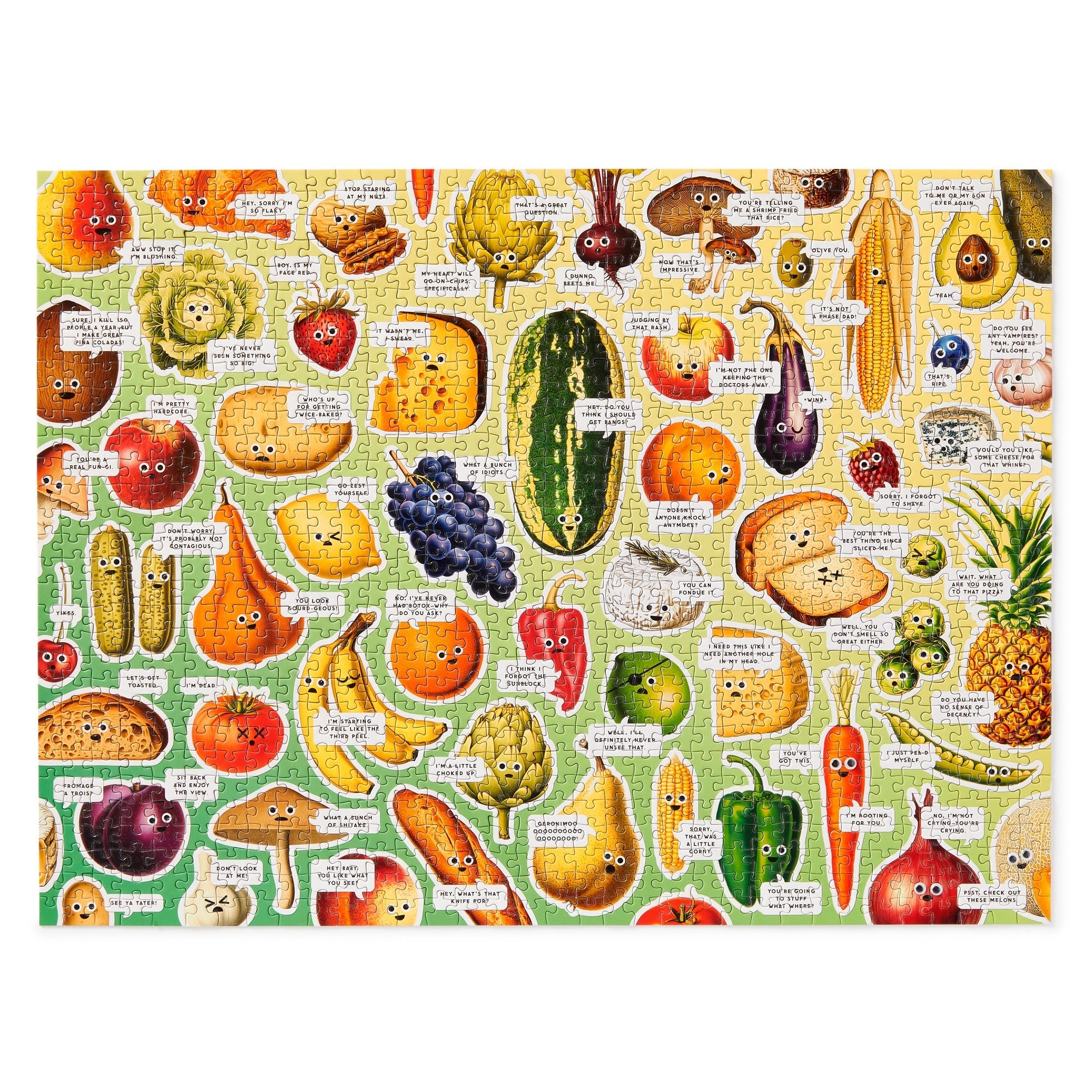 Googly Food 1000 Piece Puzzle | Galison