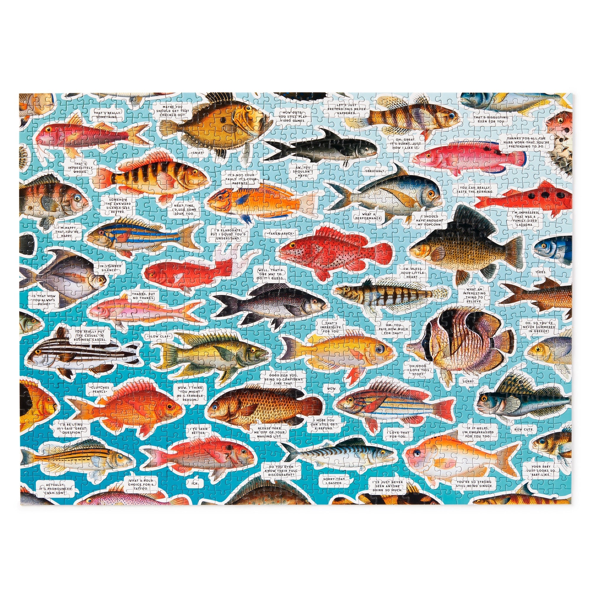 Judgy Fish 1000 Piece Puzzle – Galison