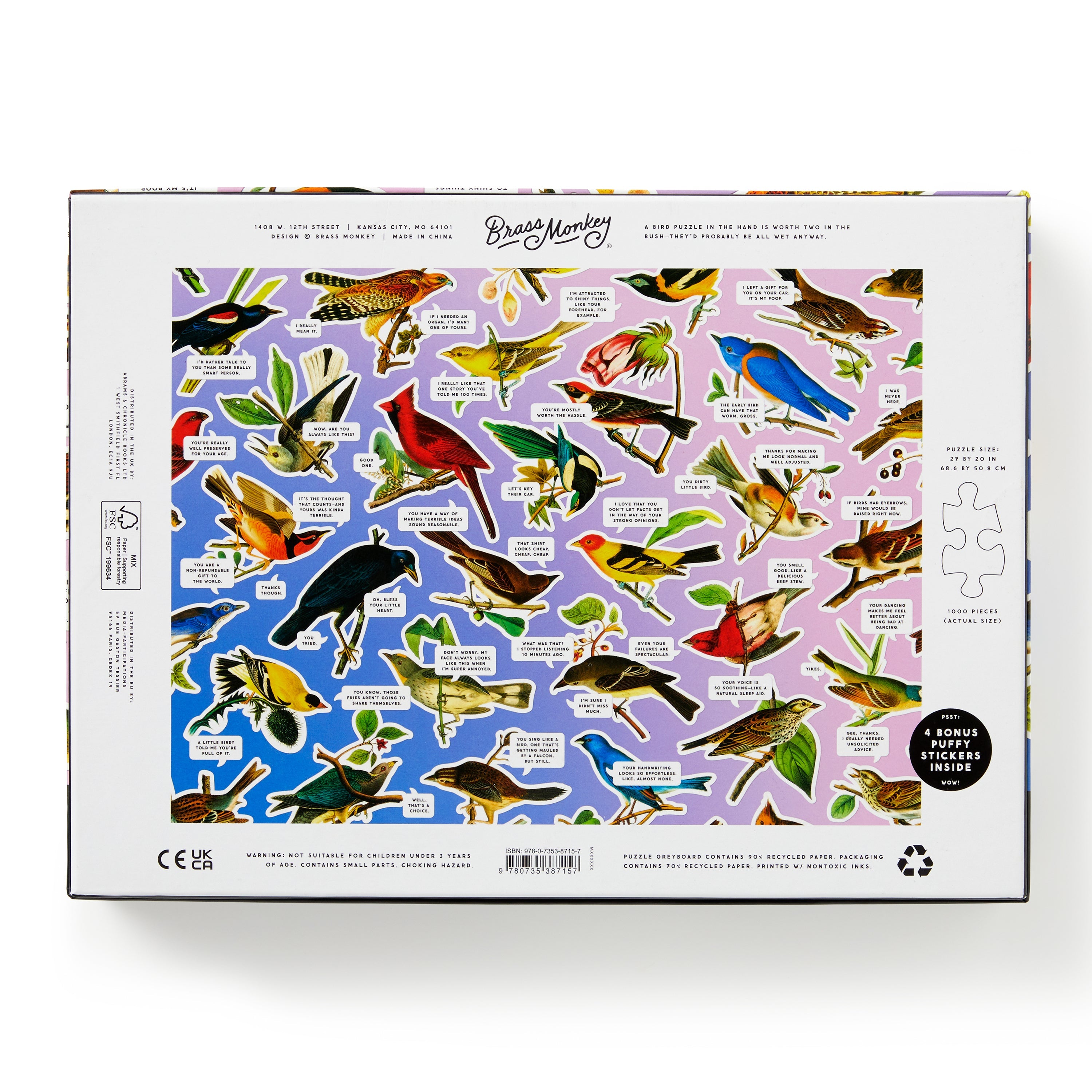 Salty Birds 1000 Piece Puzzle | Galison