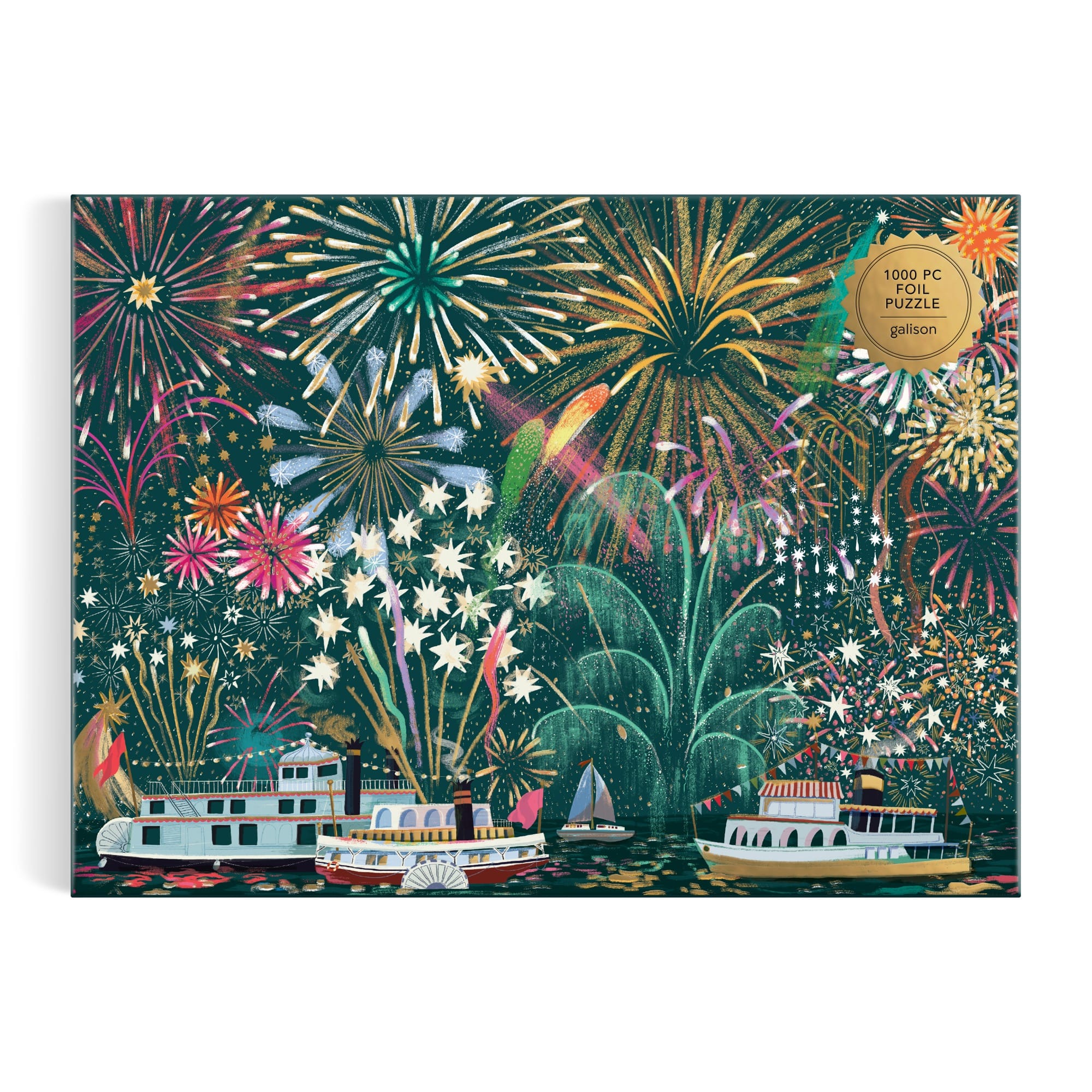 Fireworks Jubilee 1000 Piece Foil Puzzle | Galison