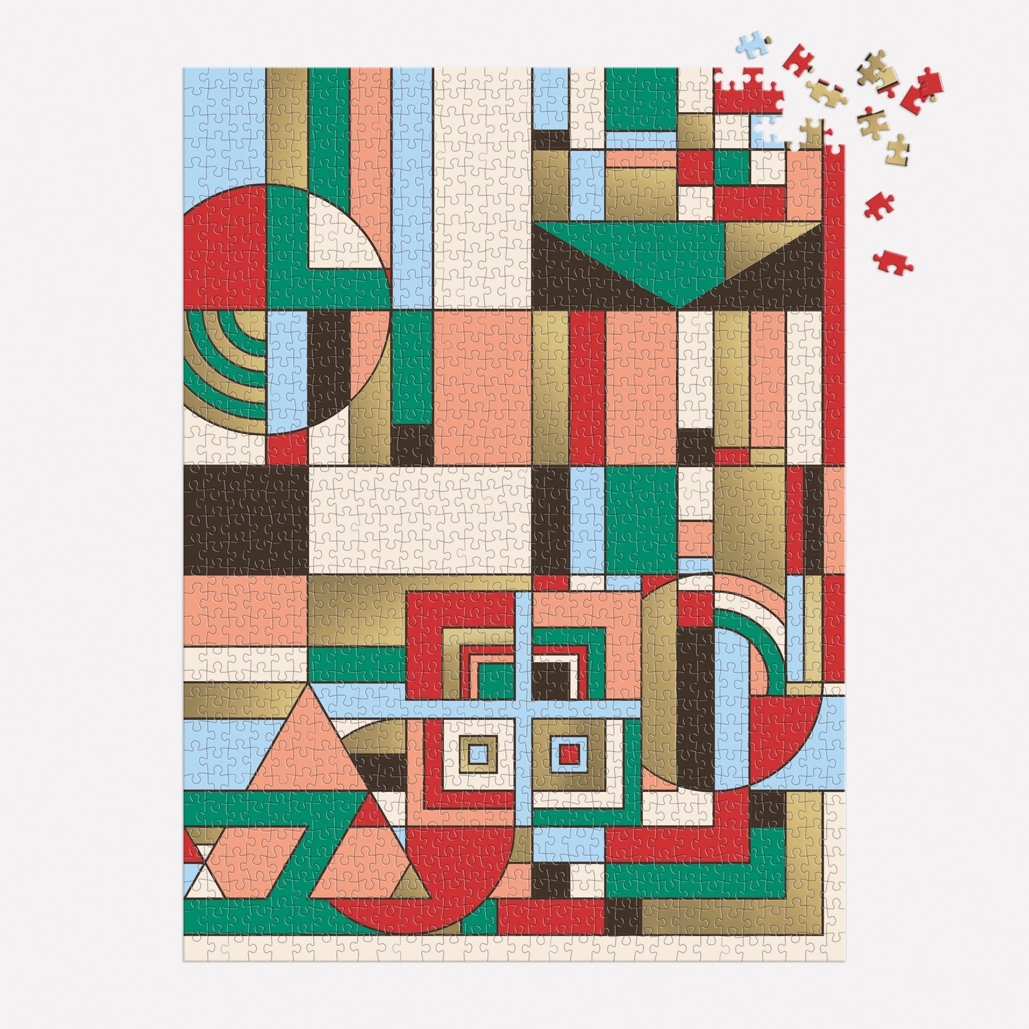 Frank Lloyd Wright December Gifts Foil Puzzle | Galison