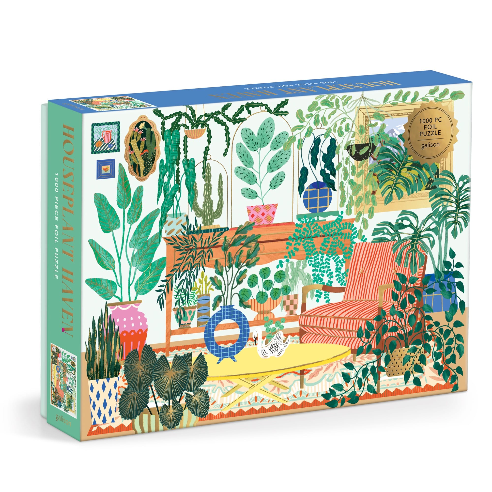 Houseplant Haven 1000 Piece Foil Puzzle | Galison