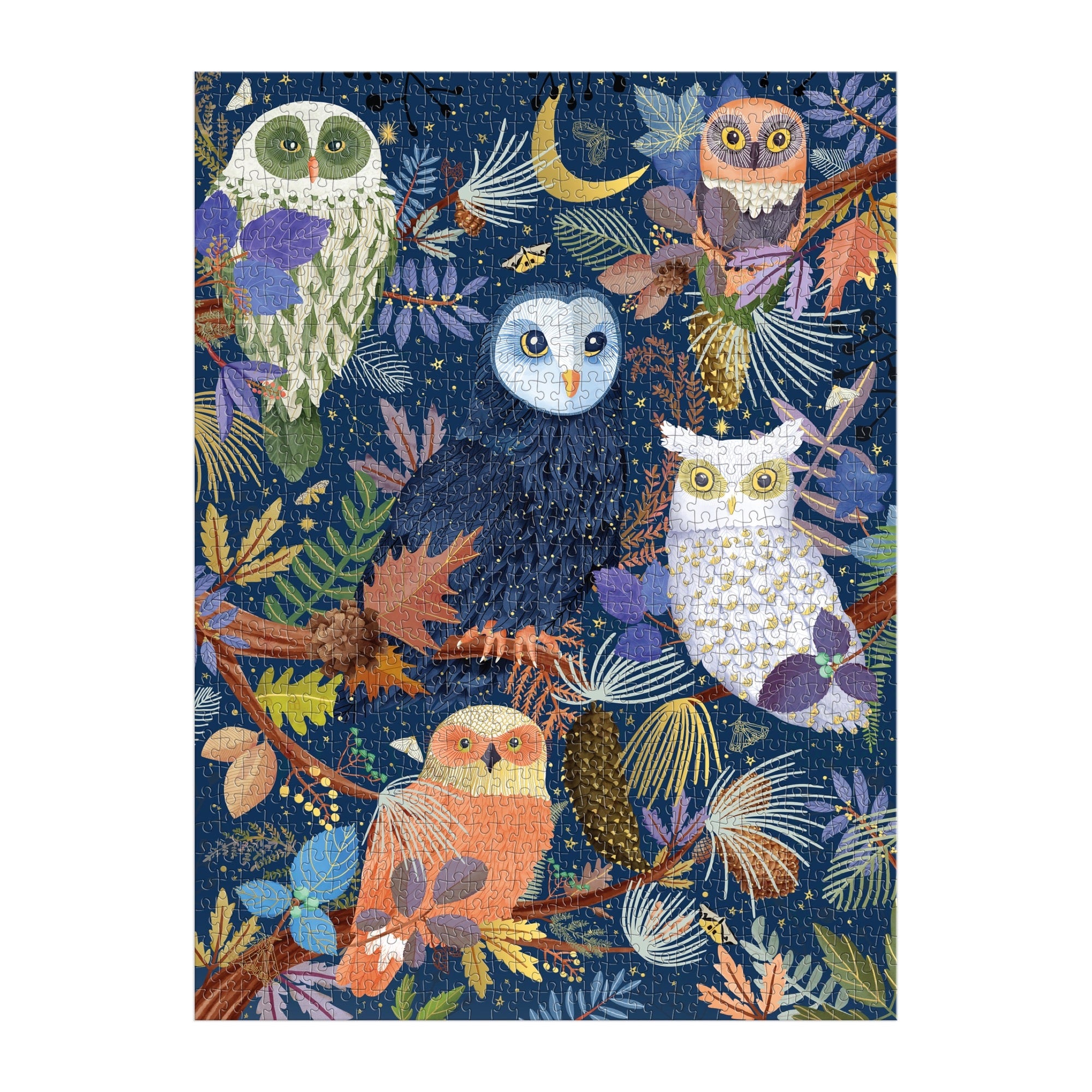 Owls at Dawn 1000 Piece Foil Puzzle – Galison