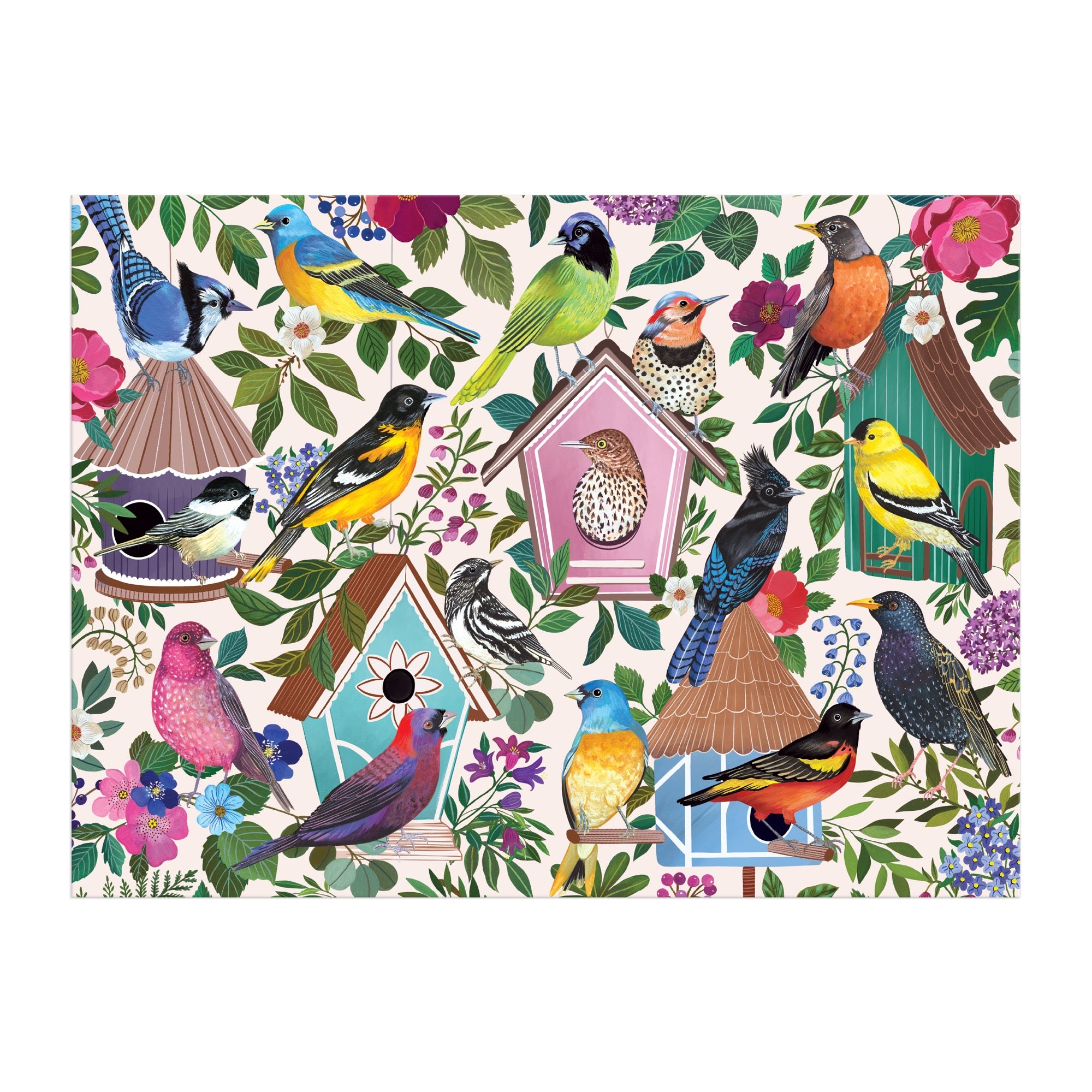 Birdhouse Lane 1000 Piece Puzzle – Galison