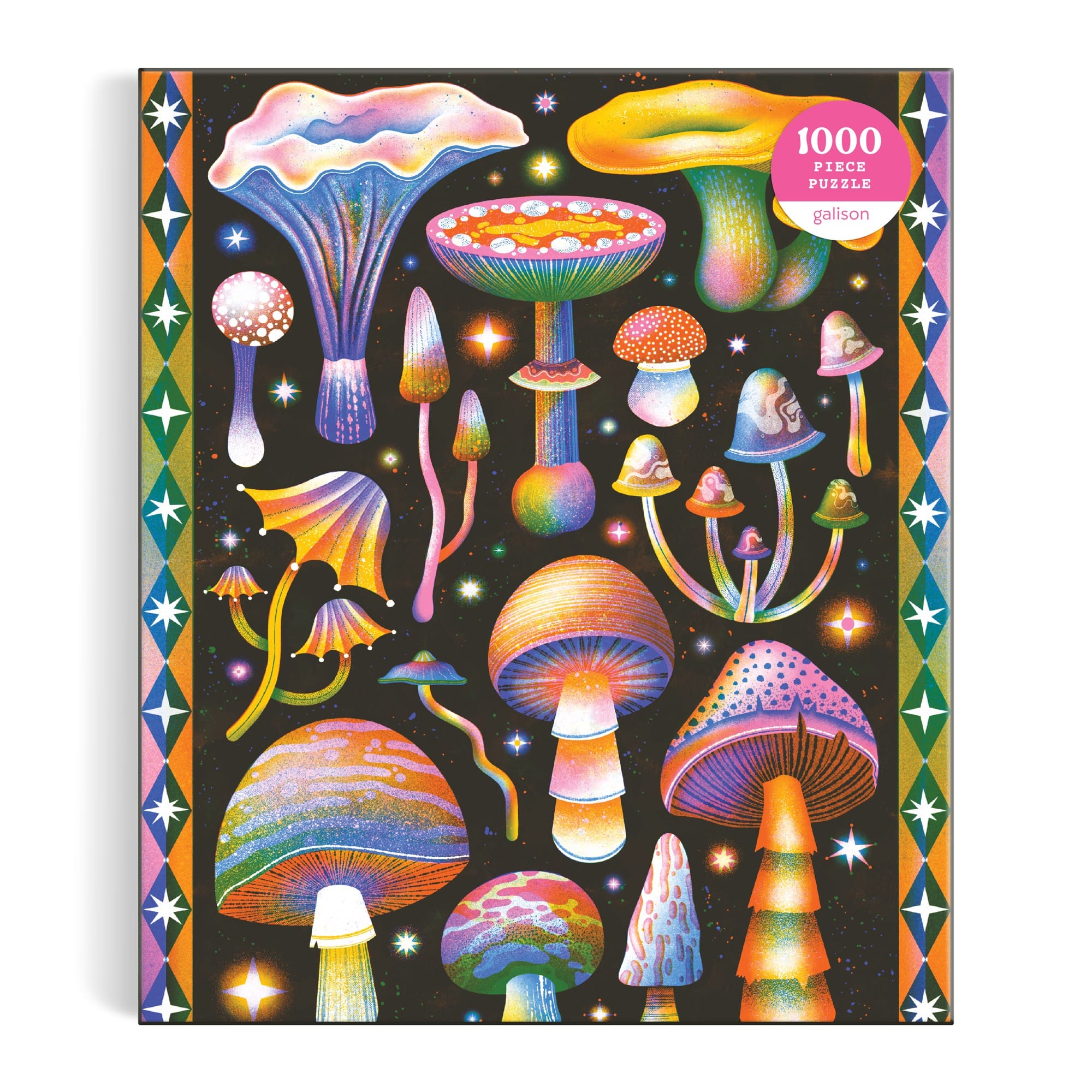 mushroom　1001 Cosmic Mushrooms 1000 Piece Puzzle – Galison