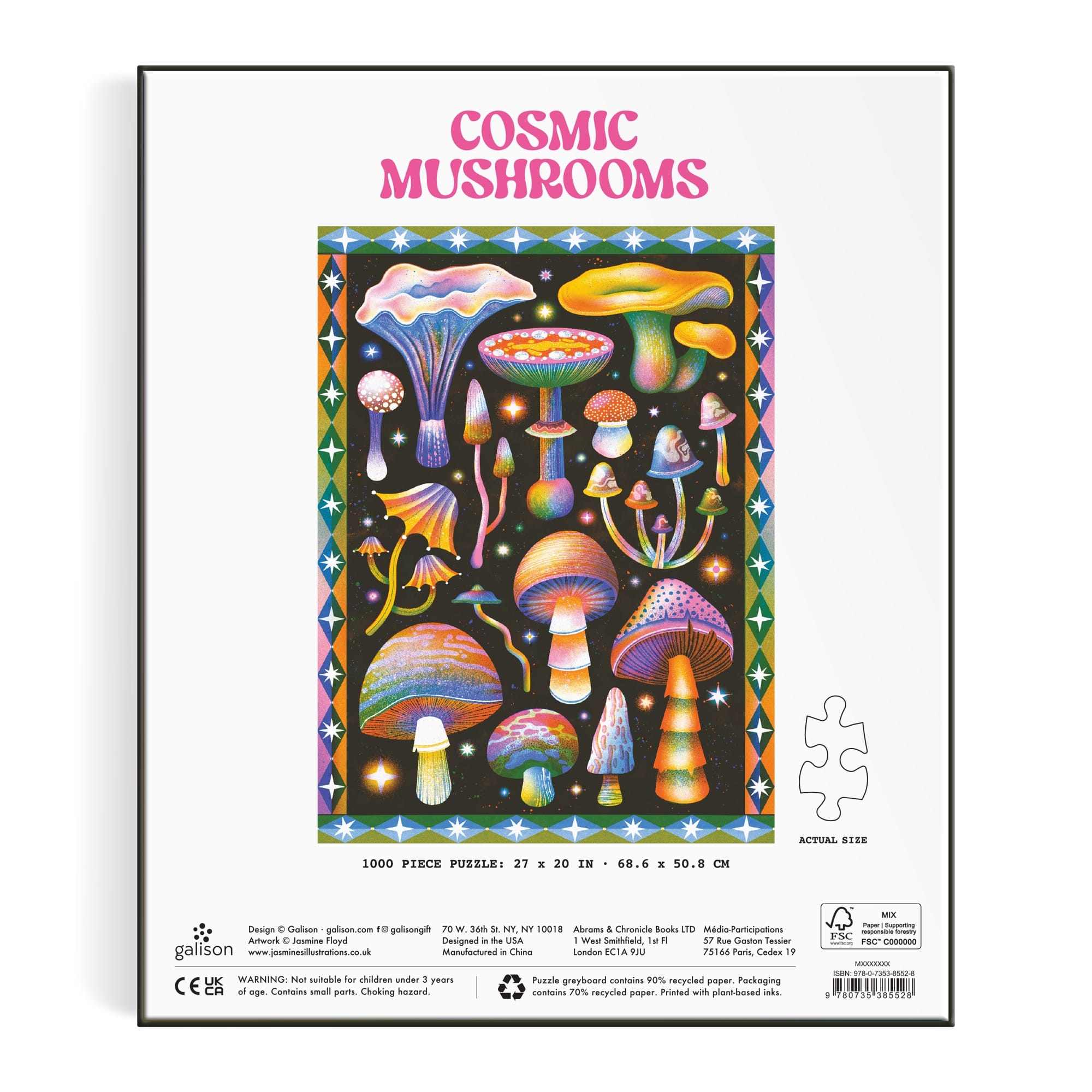 Cosmic Mushrooms 1000 Piece Puzzle – Galison