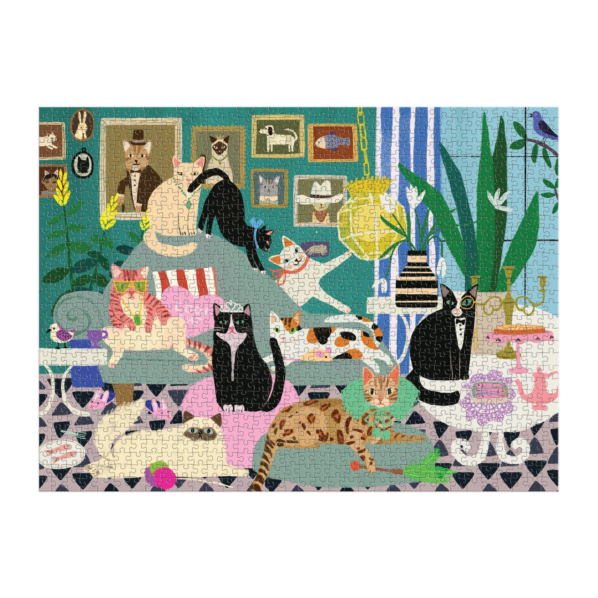 Glamour Cats 1000 Piece Puzzle – Galison