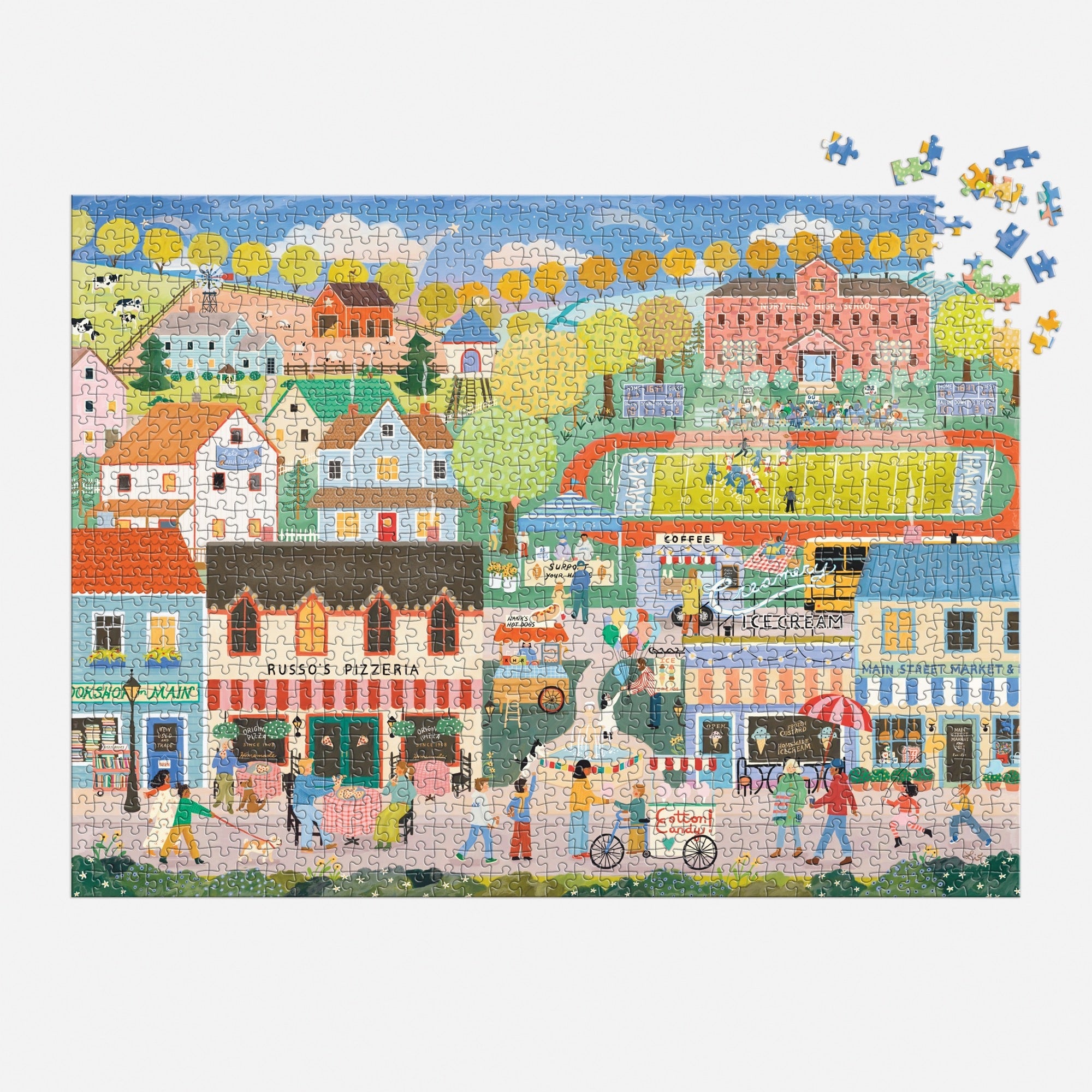 Hometown Cheer 1000 Piece Puzzle – Galison
