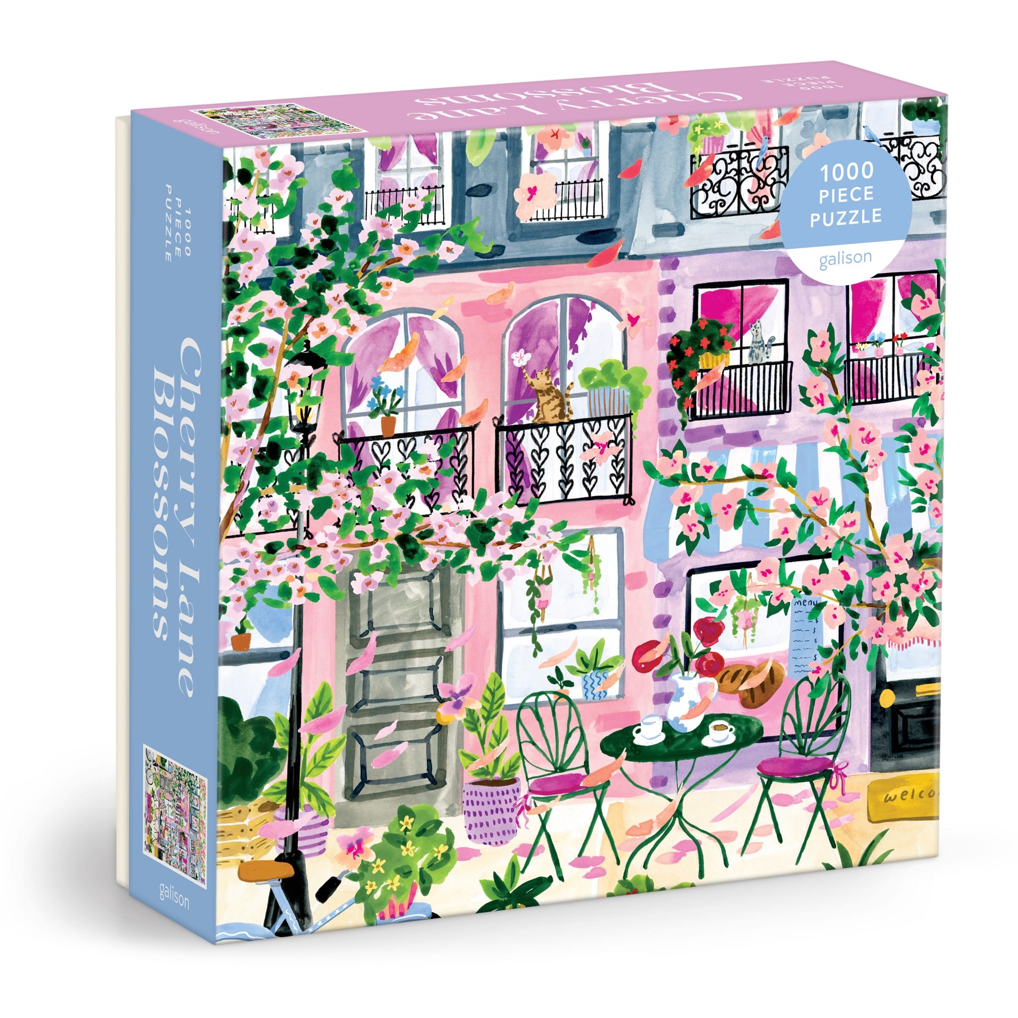 Cherry Lane Blossoms 1000 Piece Puzzle | Galison