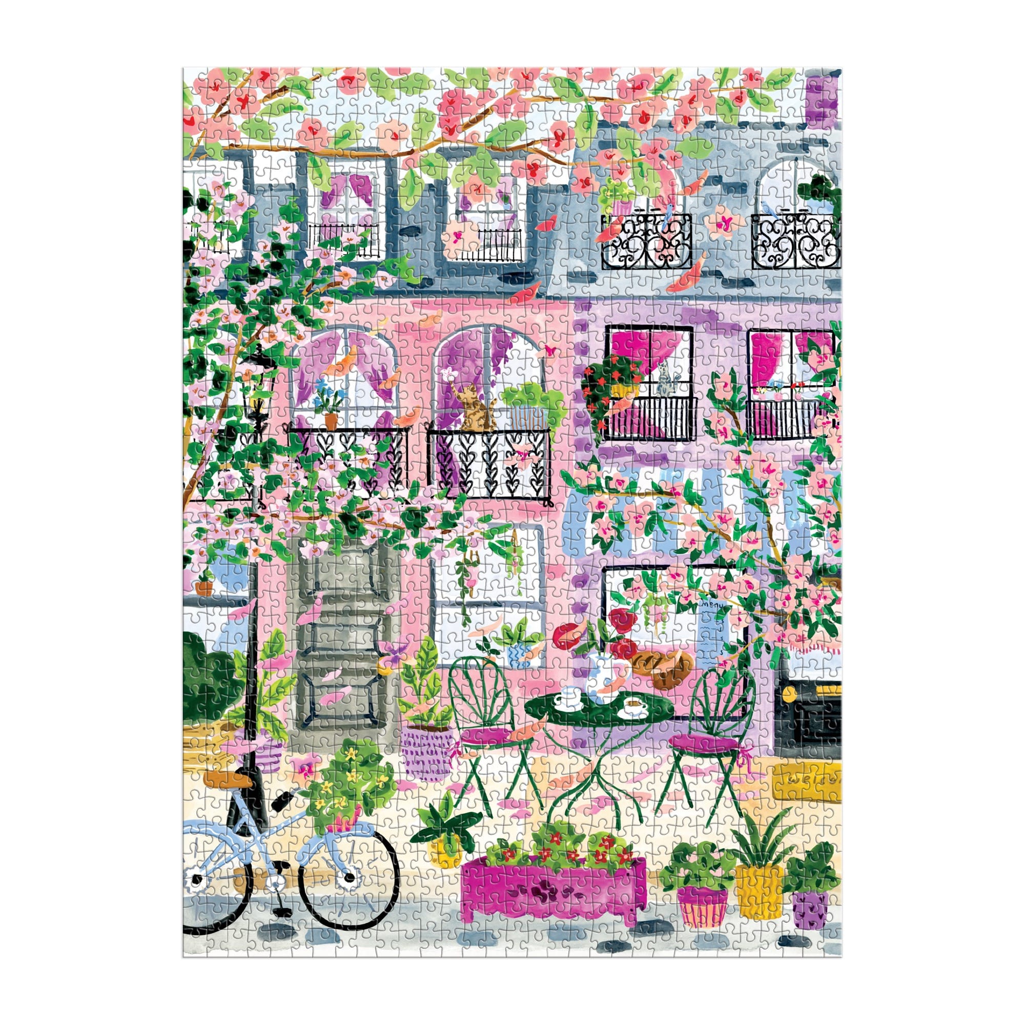 Cherry Lane Blossoms 1000 Piece Puzzle | Galison