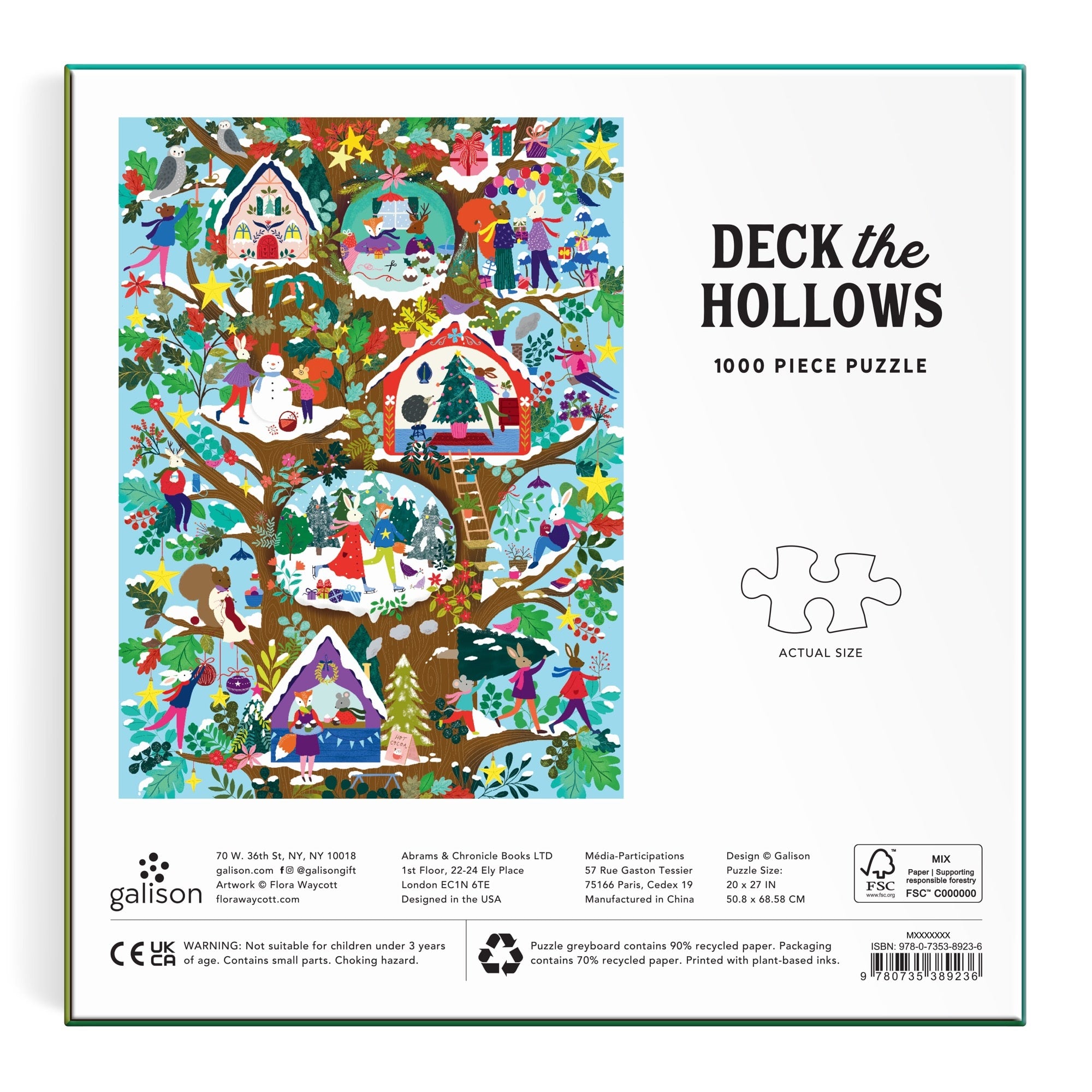 Deck the Hollows 1000 Piece Puzzle – Galison