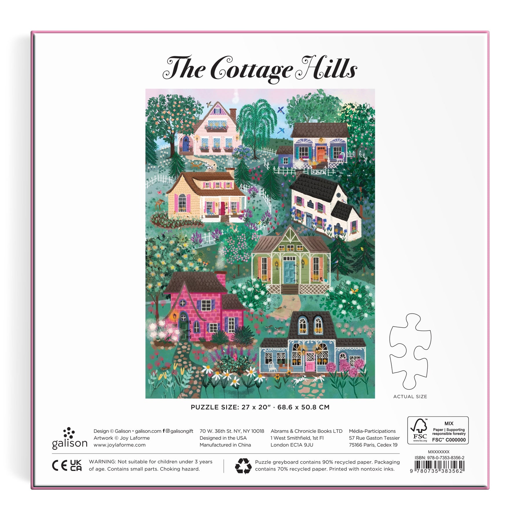 Joy Laforme Cottage Hills 1000-Piece Puzzle | Galison