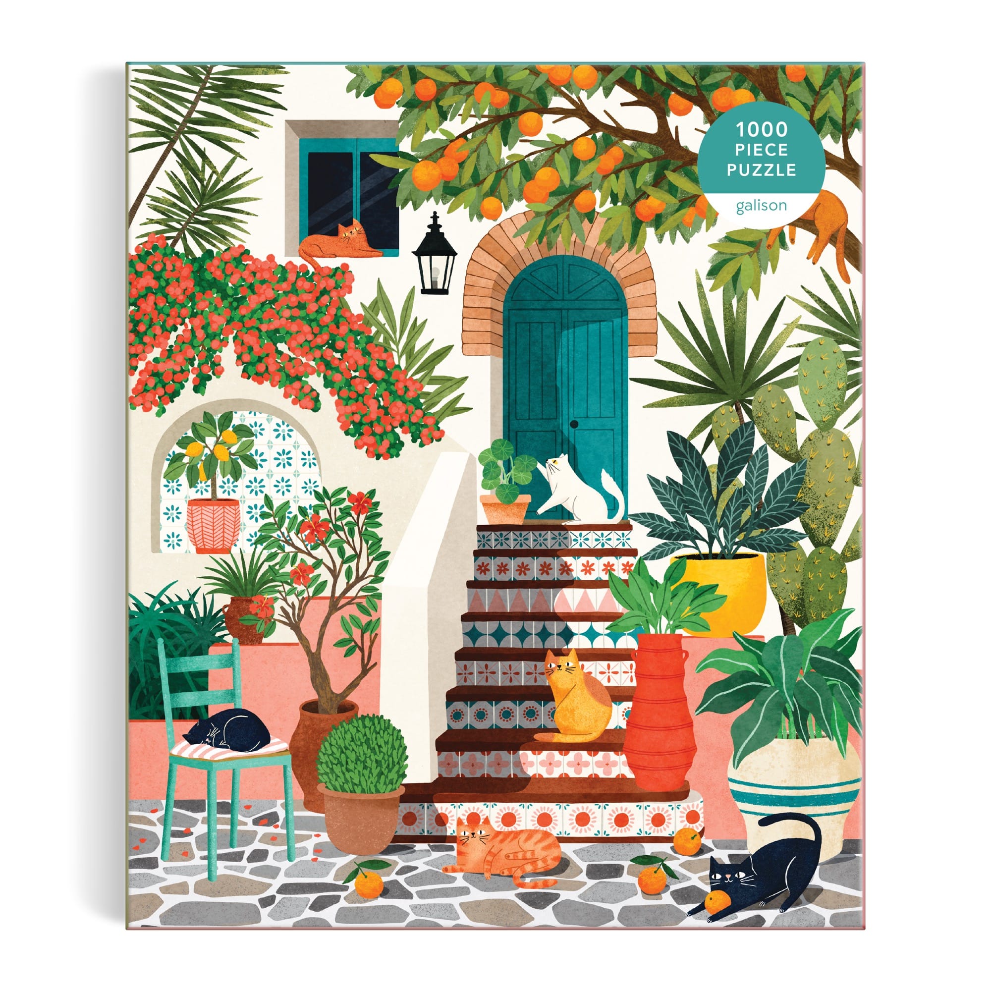 Mediterranean Cats 1000 Piece Puzzle | Galison