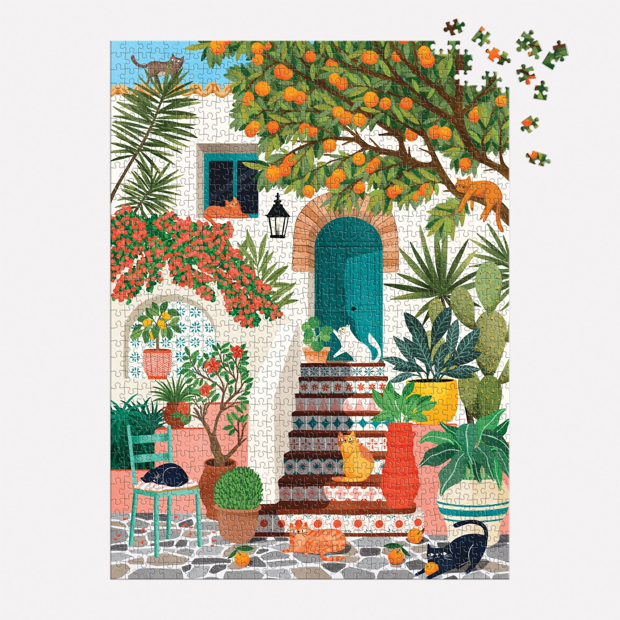 Mediterranean Cats 1000 Piece Puzzle | Galison