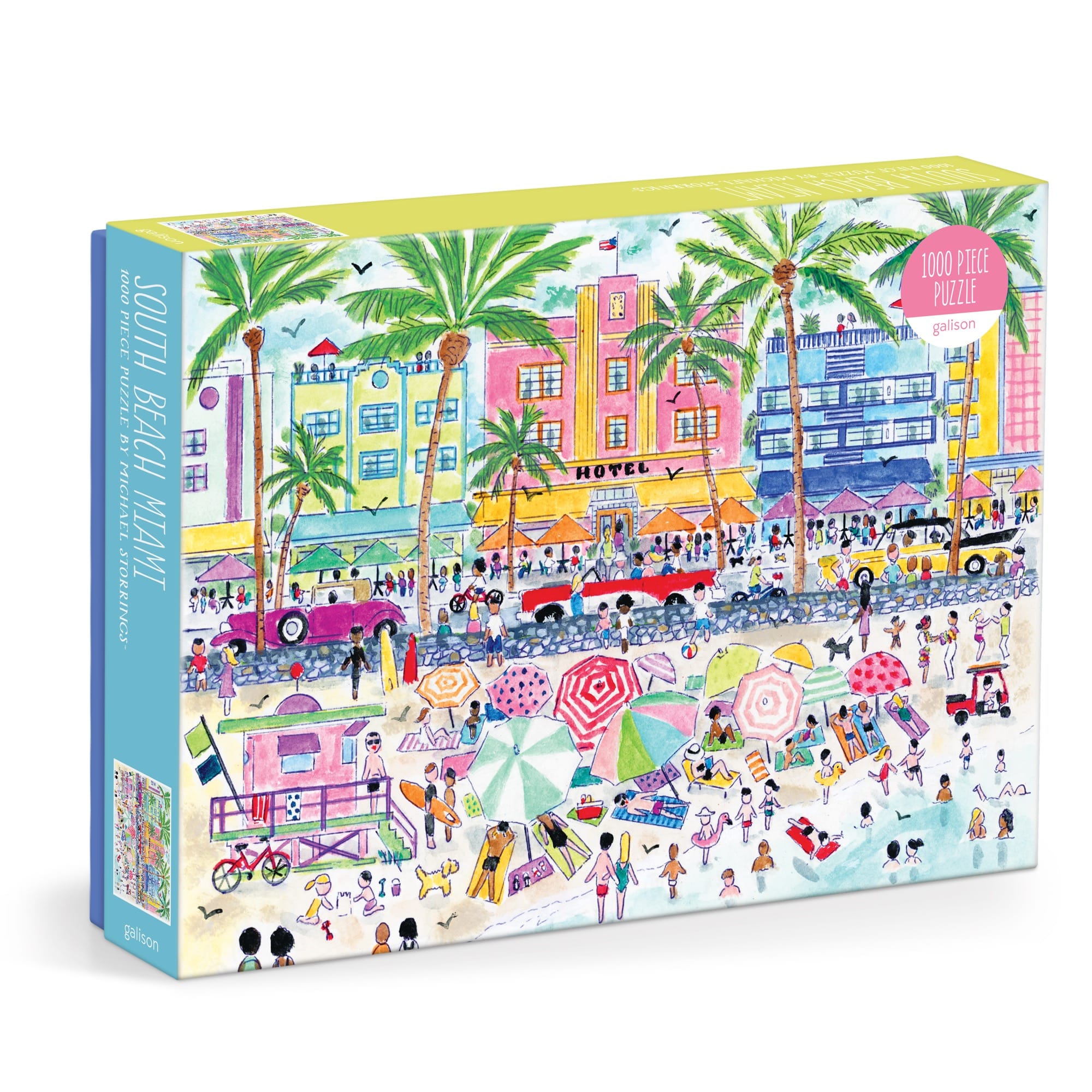 Michael Storrings South Beach Miami 1000 Piece Puzzle – Galison