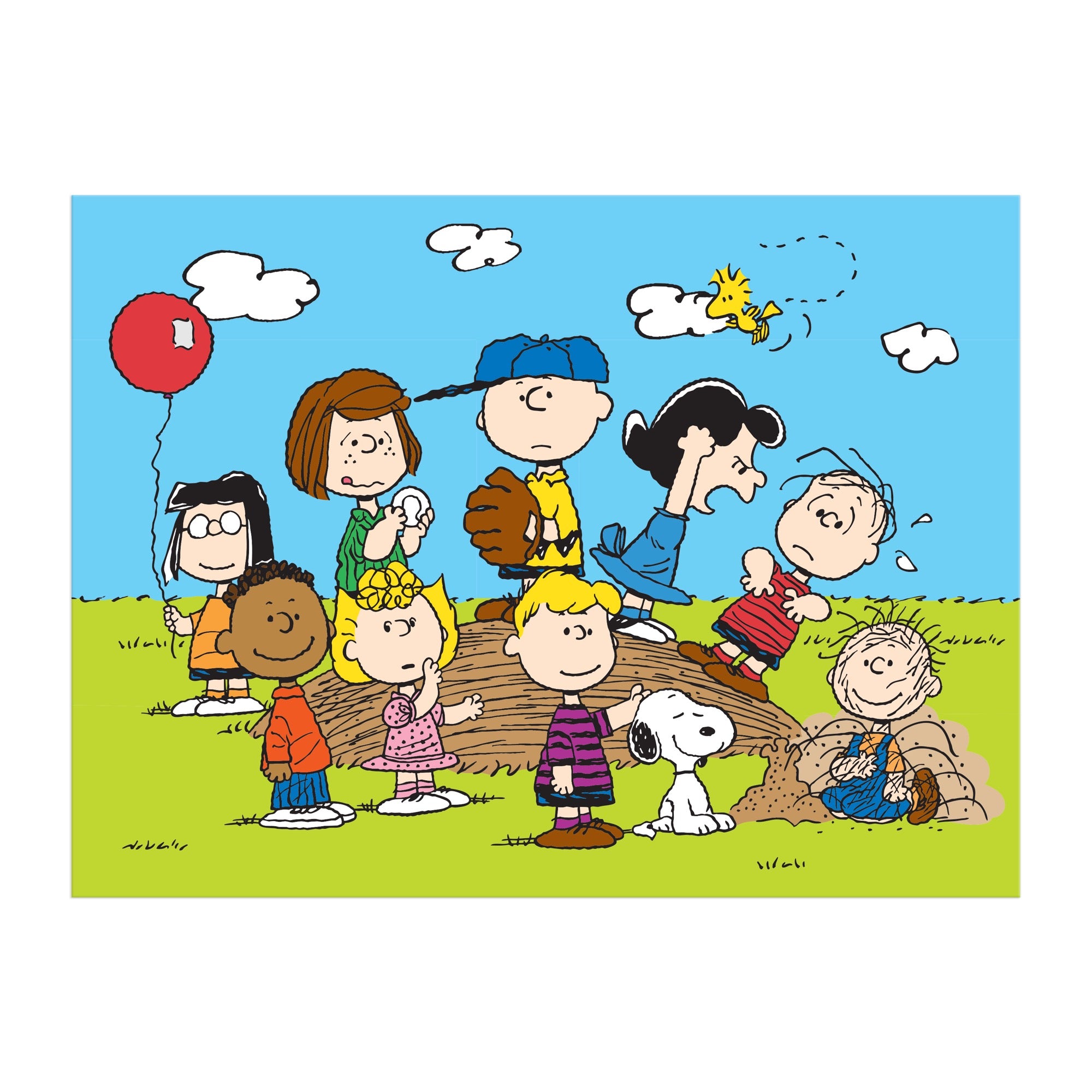 Peanuts Baseball 1000 Piece Puzzle – Galison