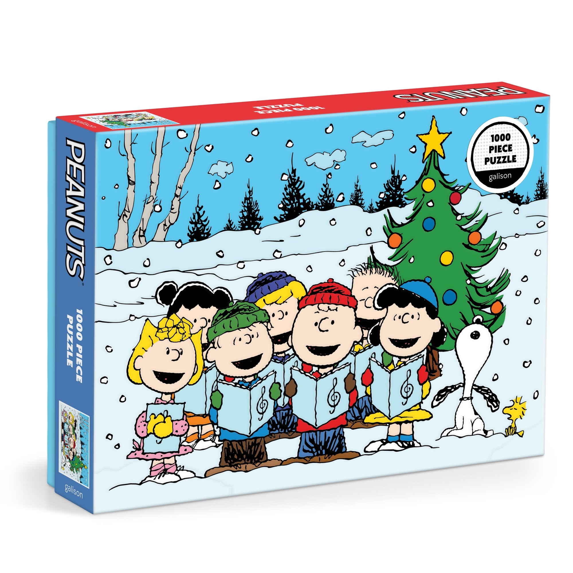 Peanuts Christmas Caroling 1000 Piece Puzzle – Galison