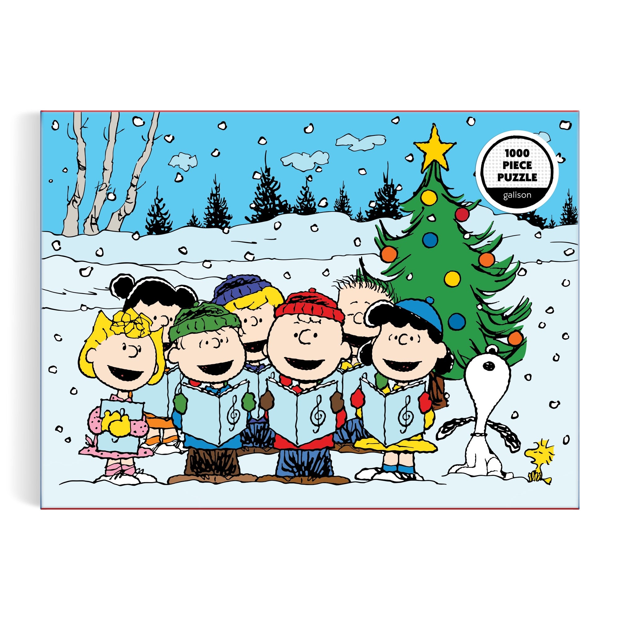 Peanuts Christmas Caroling 1000 Piece Puzzle – Galison