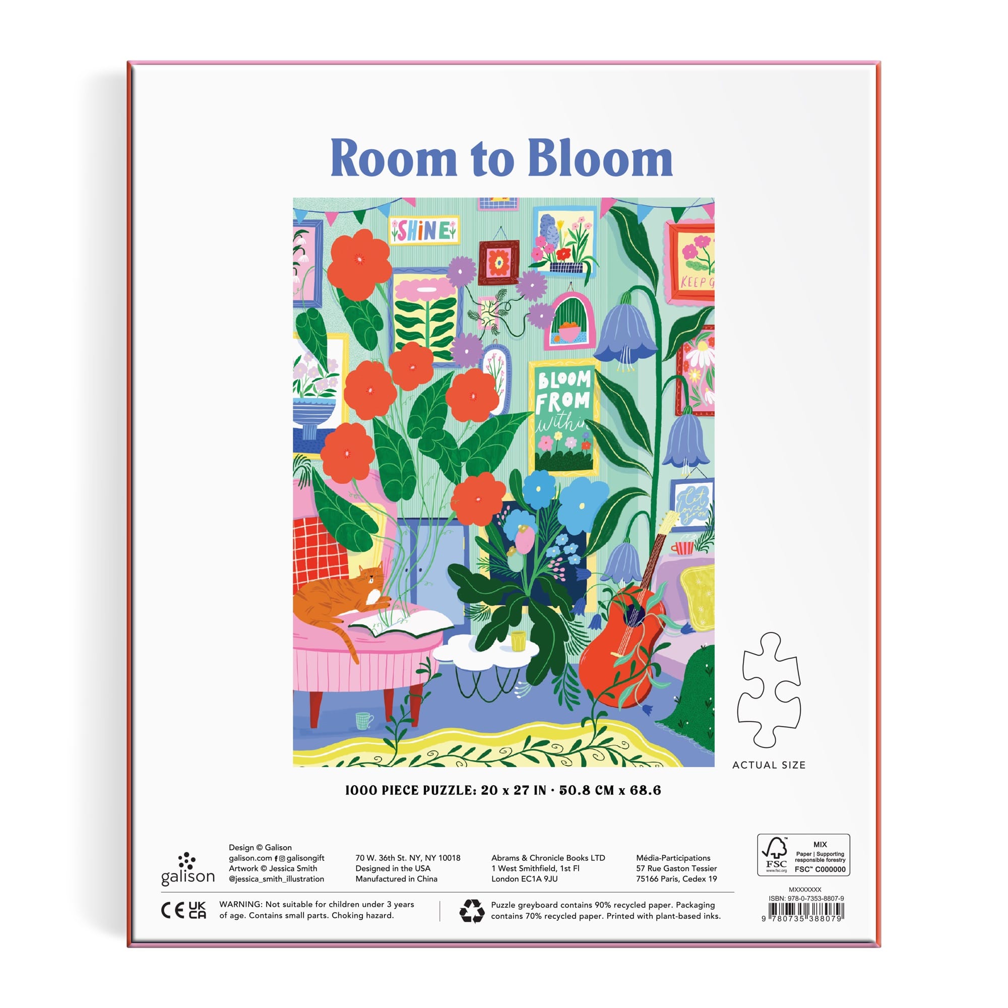 Room to Bloom 1000 Piece Puzzle | Galison