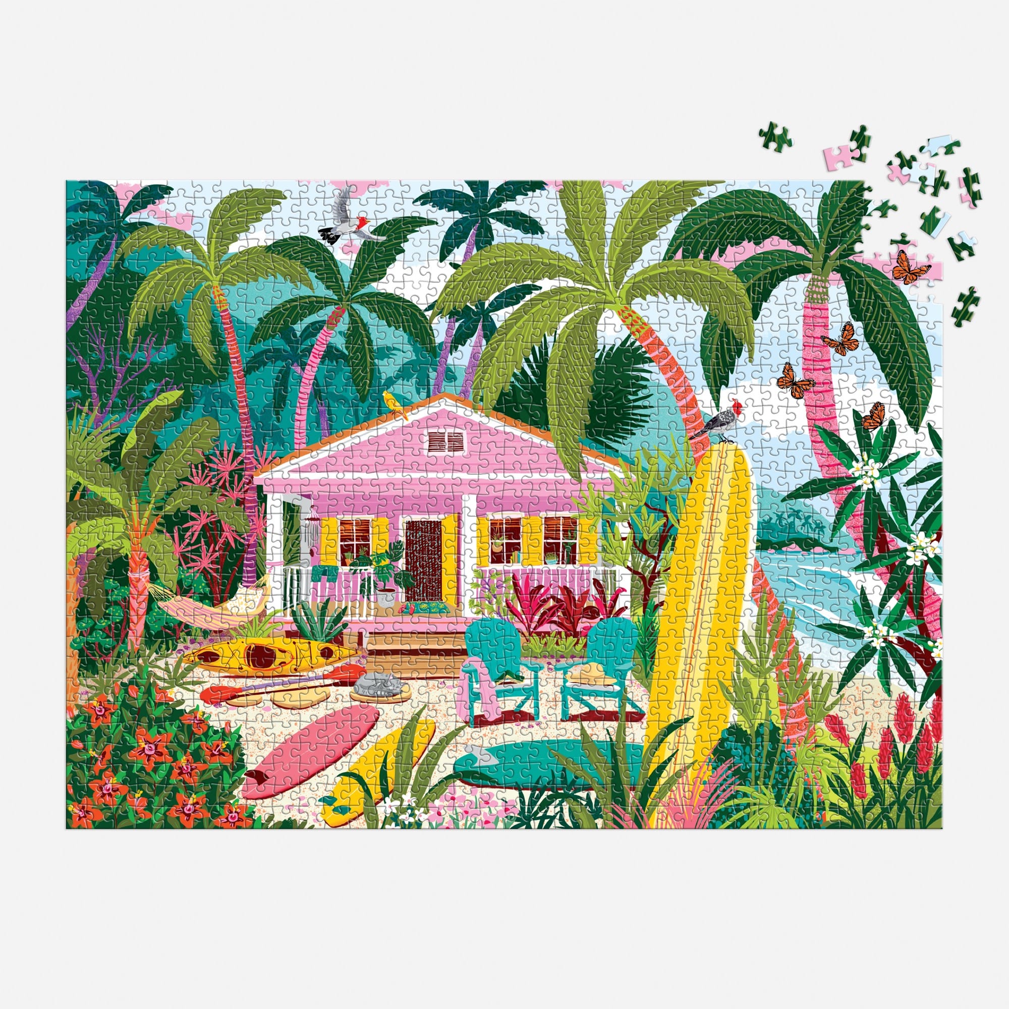 Surfside Bungalow 1000 Piece Puzzle | Galison