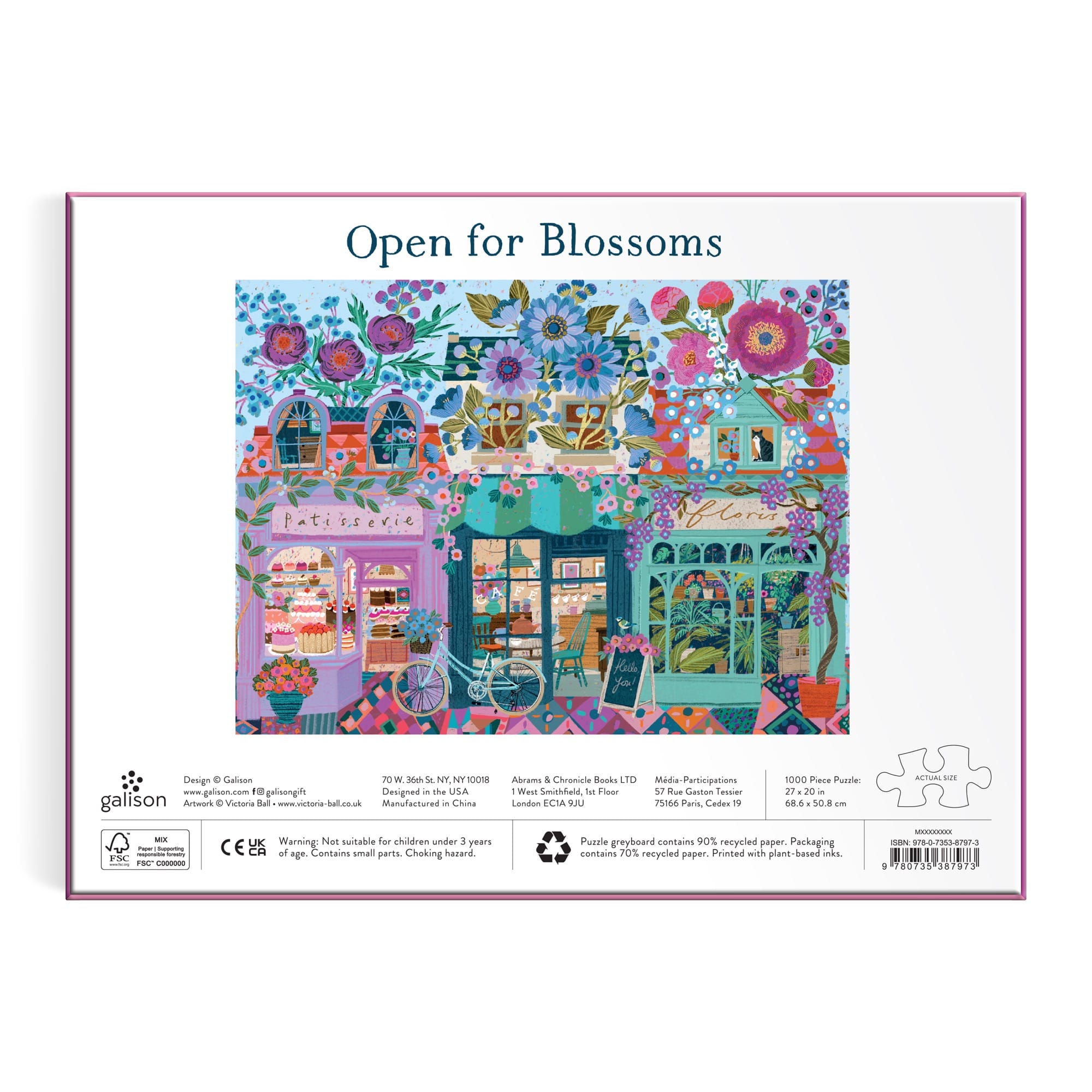 Victoria Ball Open For Blossoms 1000 Piece Puzzle – Galison