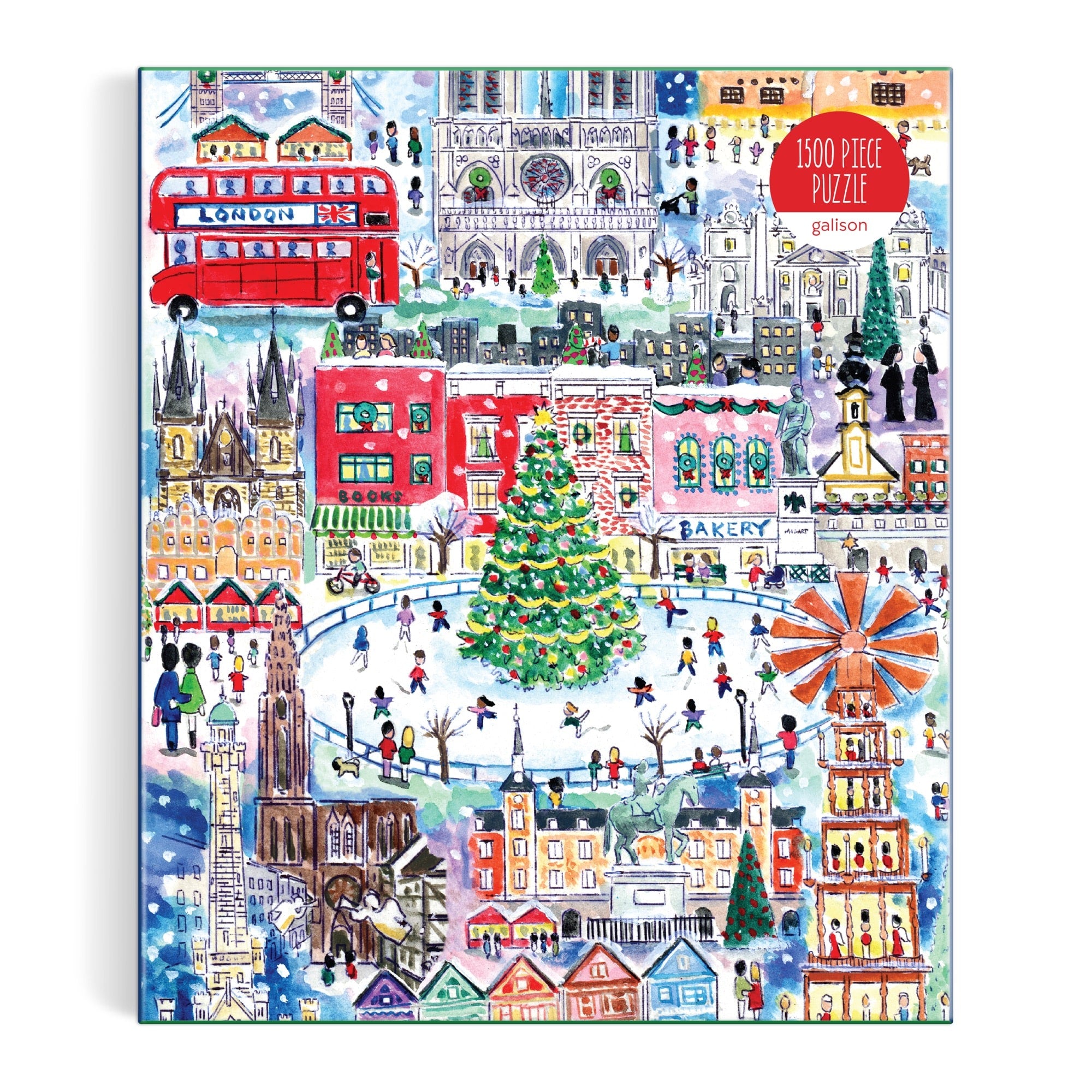 Michael Storrings Christmas Around the World 1500 Piece Puzzle