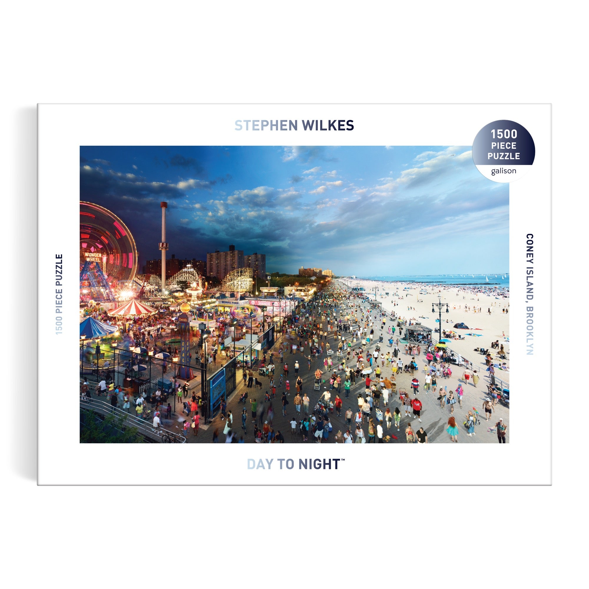 Stephen Wilkes Coney Island 1500 Piece Puzzle | Galison