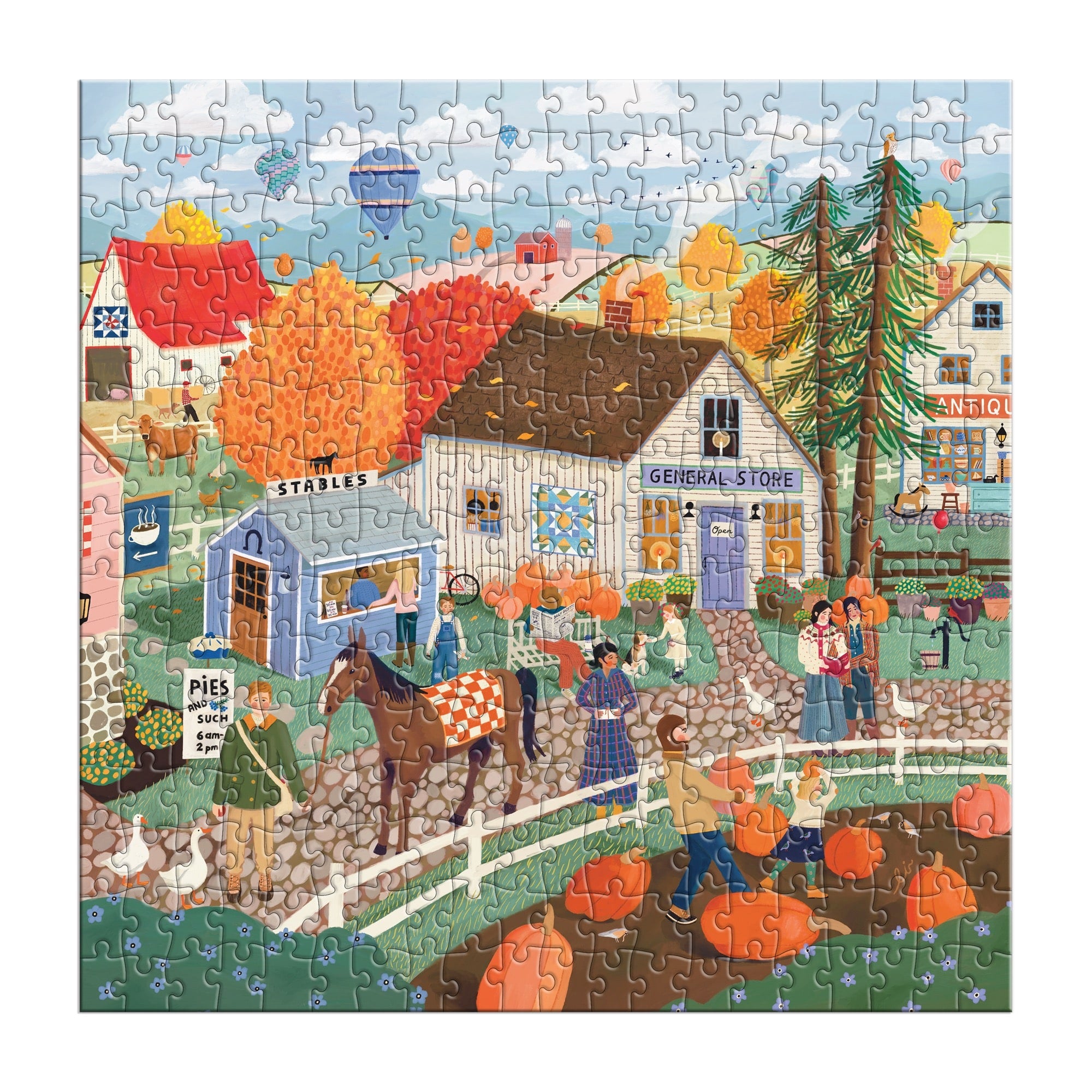 Autumn Square 300 Piece Puzzle – Galison