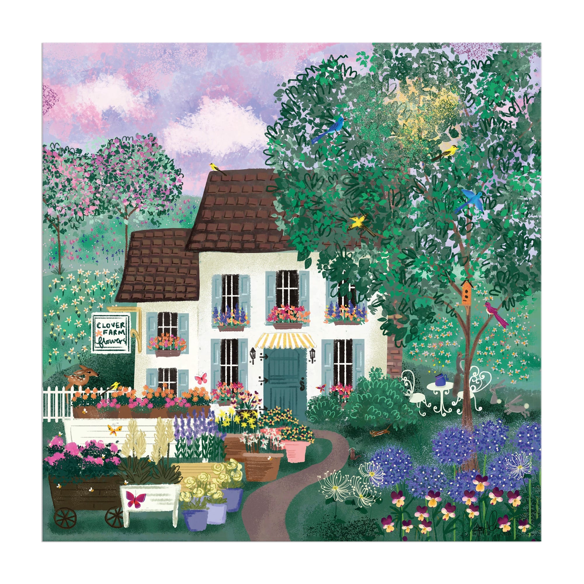 Joy Laforme Garden Path 300 Piece Puzzle – Galison