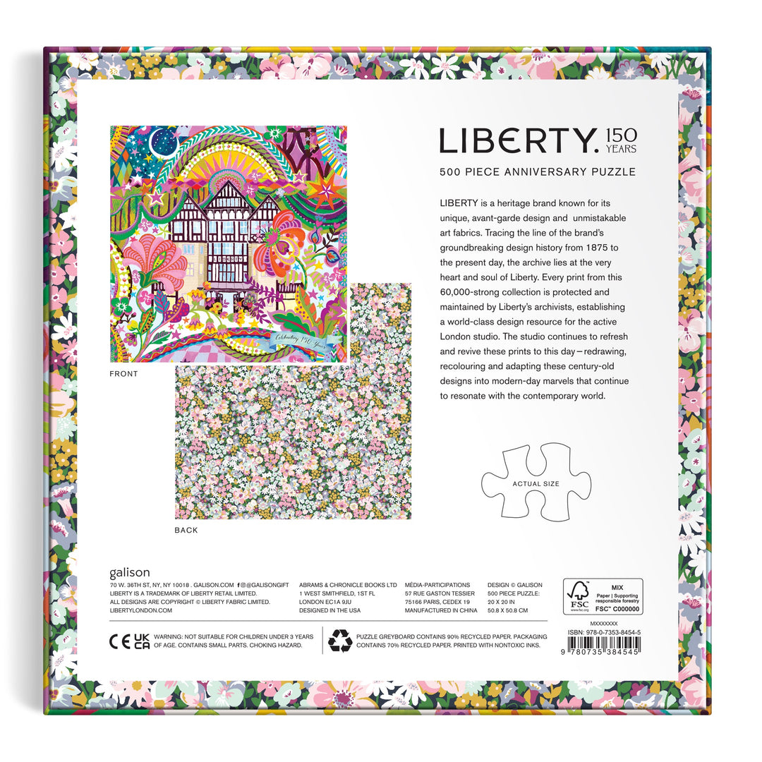 Liberty 150th Commemorative 500 Piece Double Sided Puzzle
