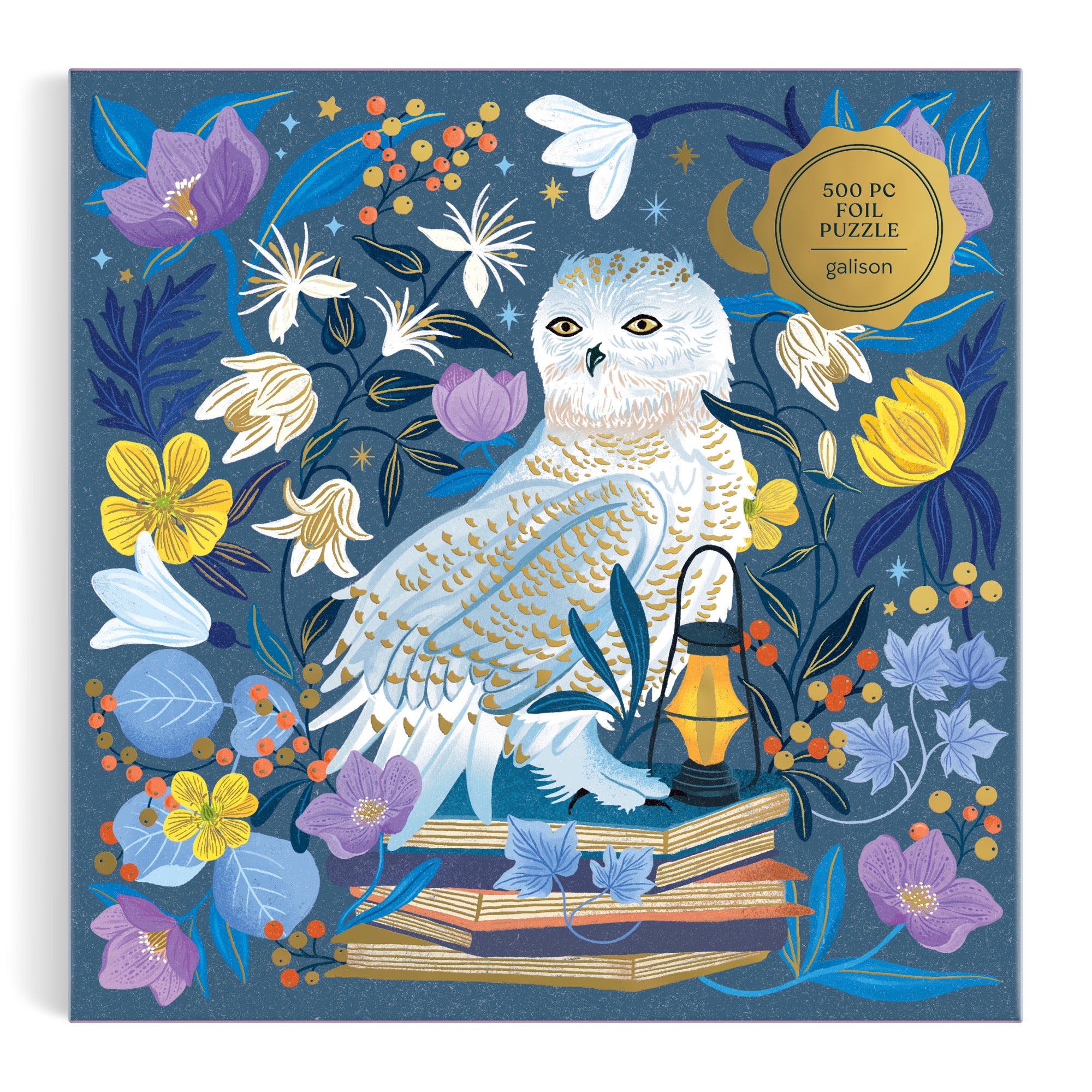Celestial Owl 500 Piece Foil Puzzle | Galison
