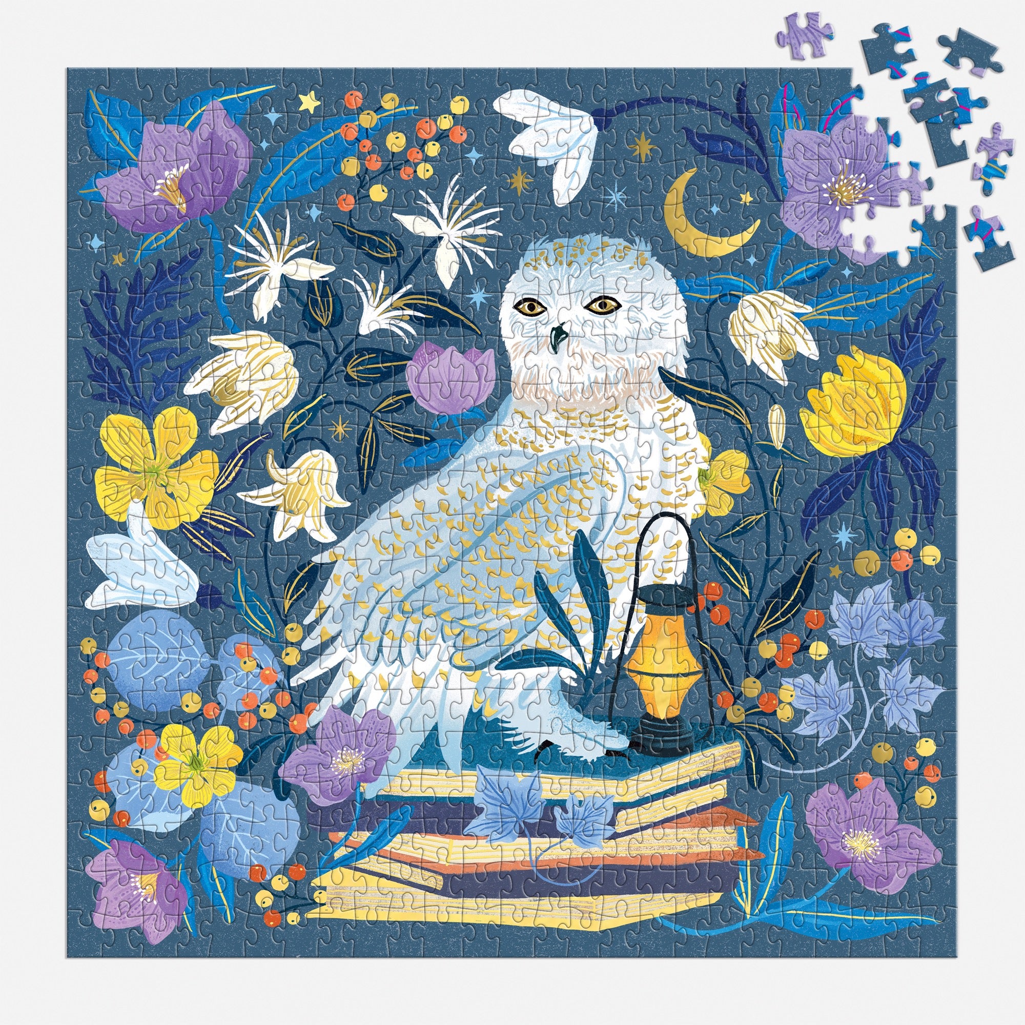 Celestial Owl 500 Piece Foil Puzzle – Galison