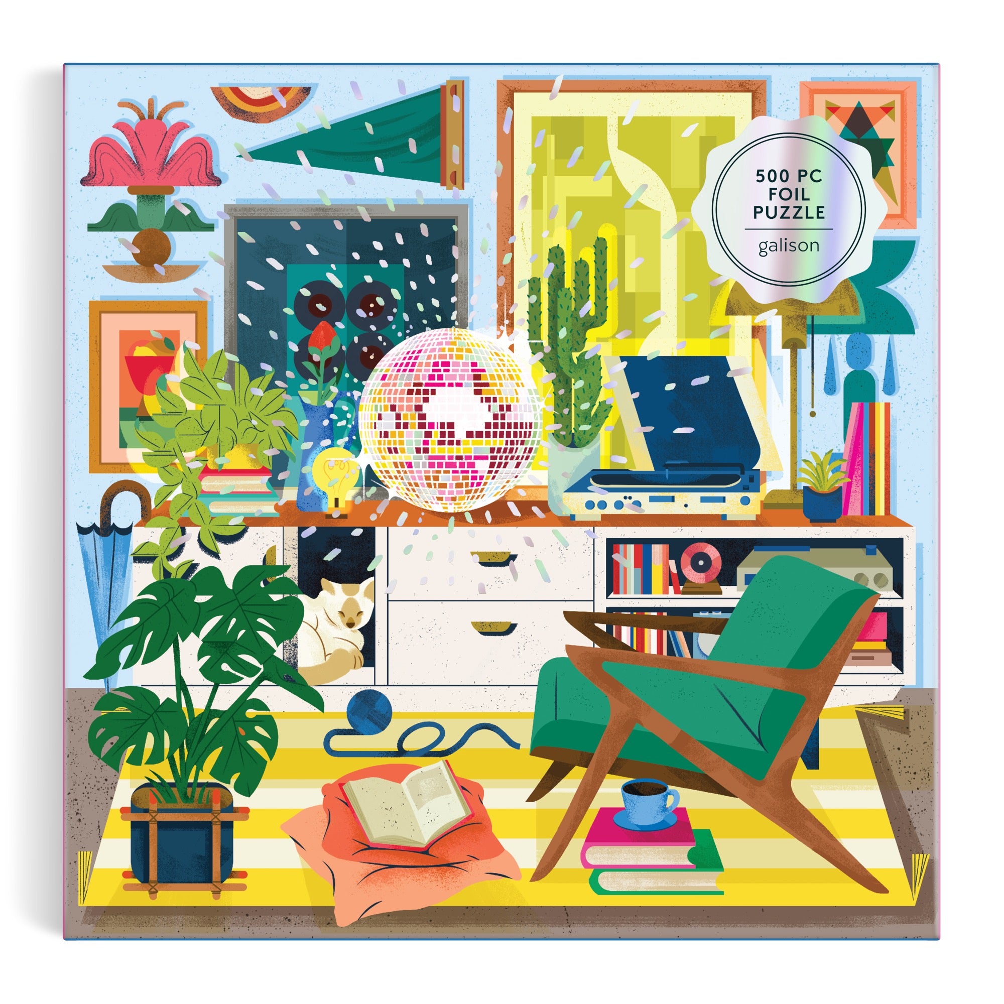 Disco Life 500 Piece Foil Puzzle | Galison