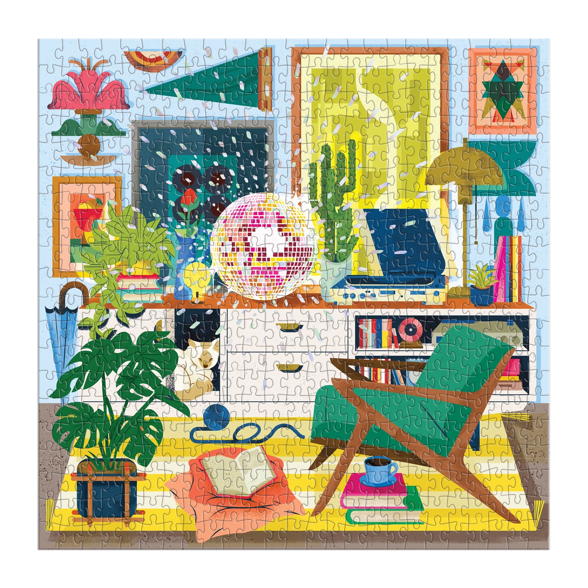 Disco Life 500 Piece Foil Puzzle | Galison