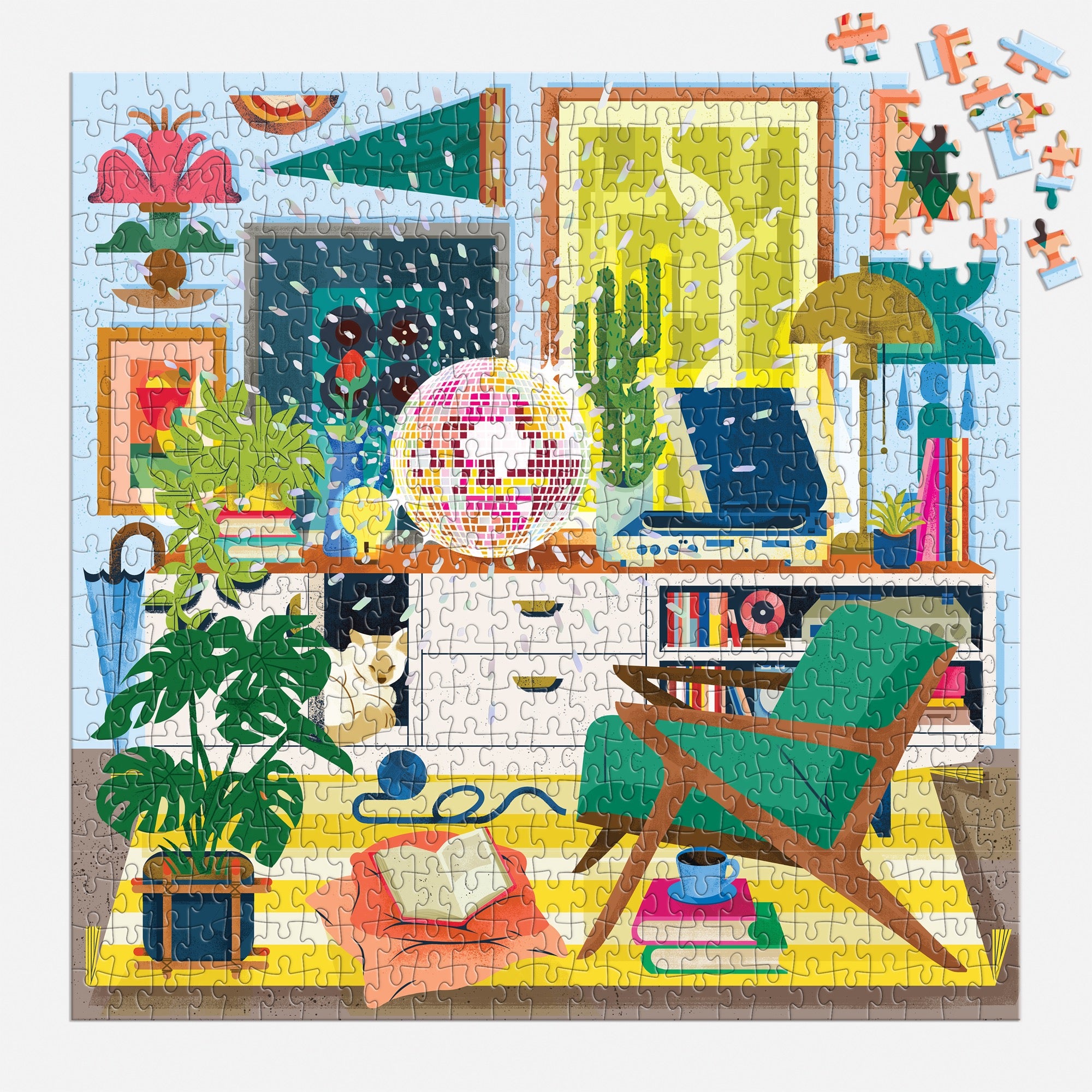 Disco Life 500 Piece Foil Puzzle | Galison