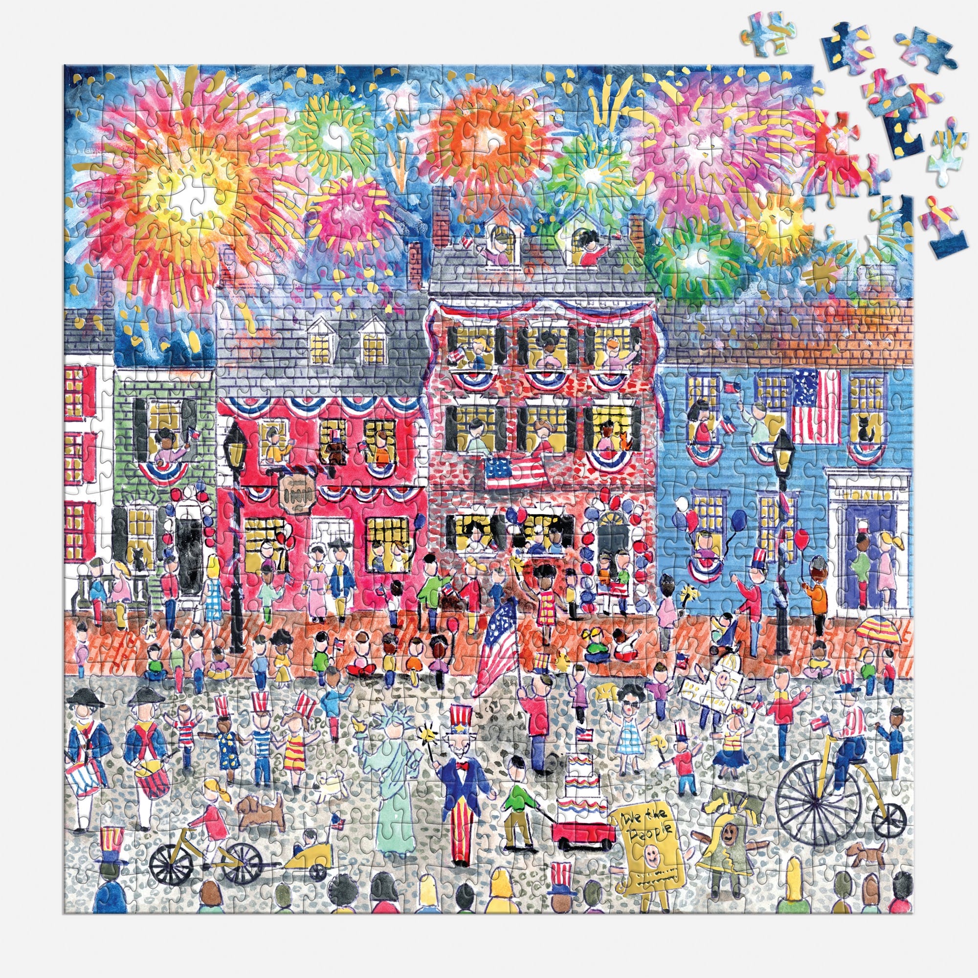 Michael Storrings USA 500-Piece Foil Puzzle | Galison