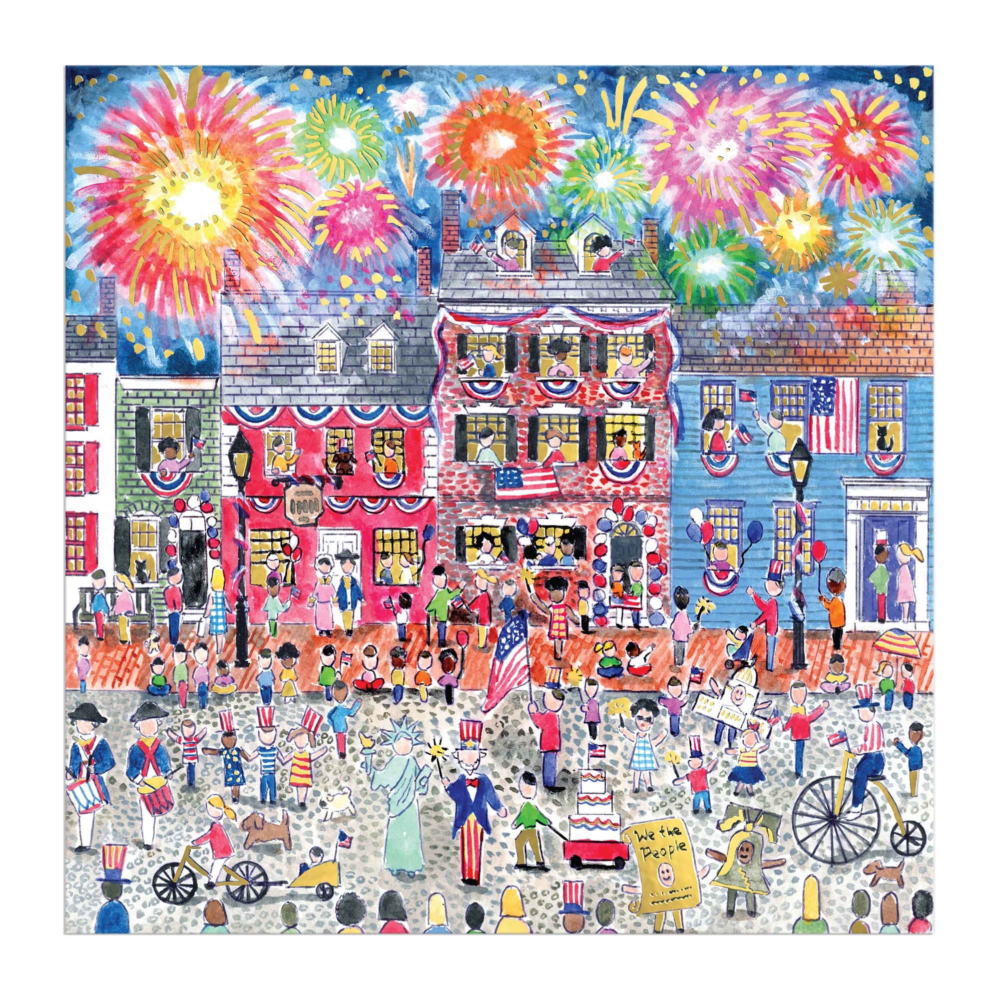 Michael Storrings USA 500-Piece Foil Puzzle | Galison