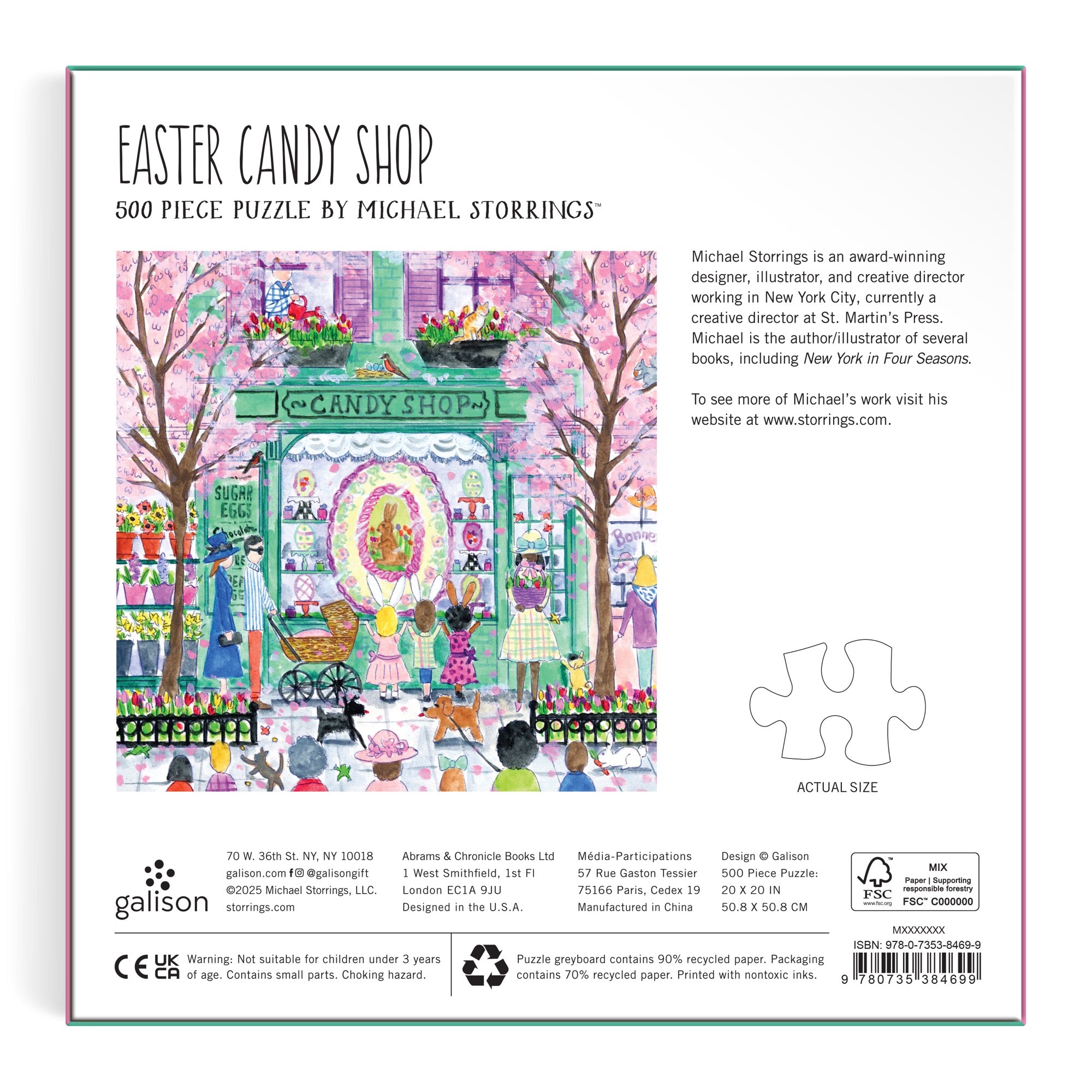 Michael Storrings Easter Candy Shop Puzzle | Galison