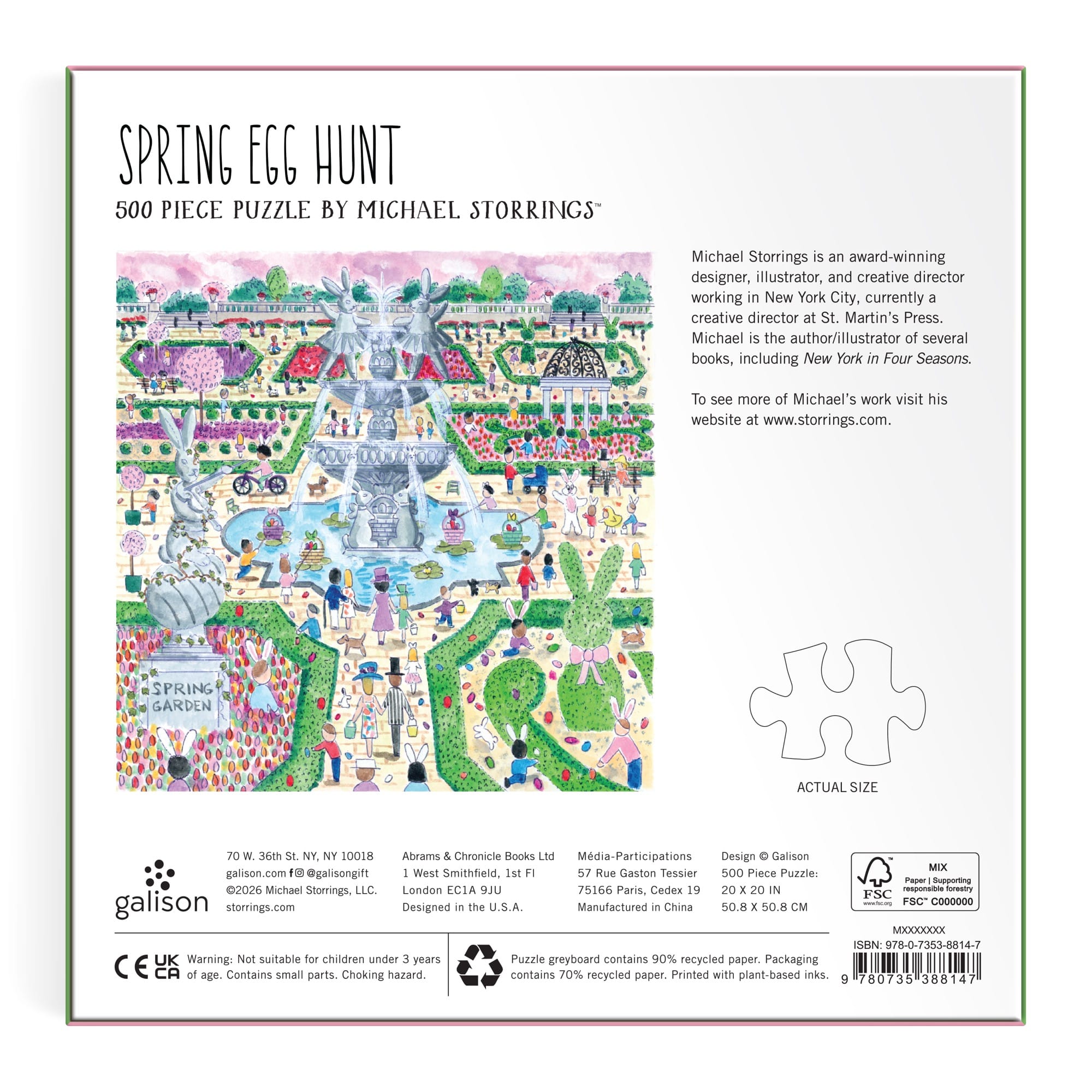 Michael Storrings Spring Egg Hunt Puzzle | Galison