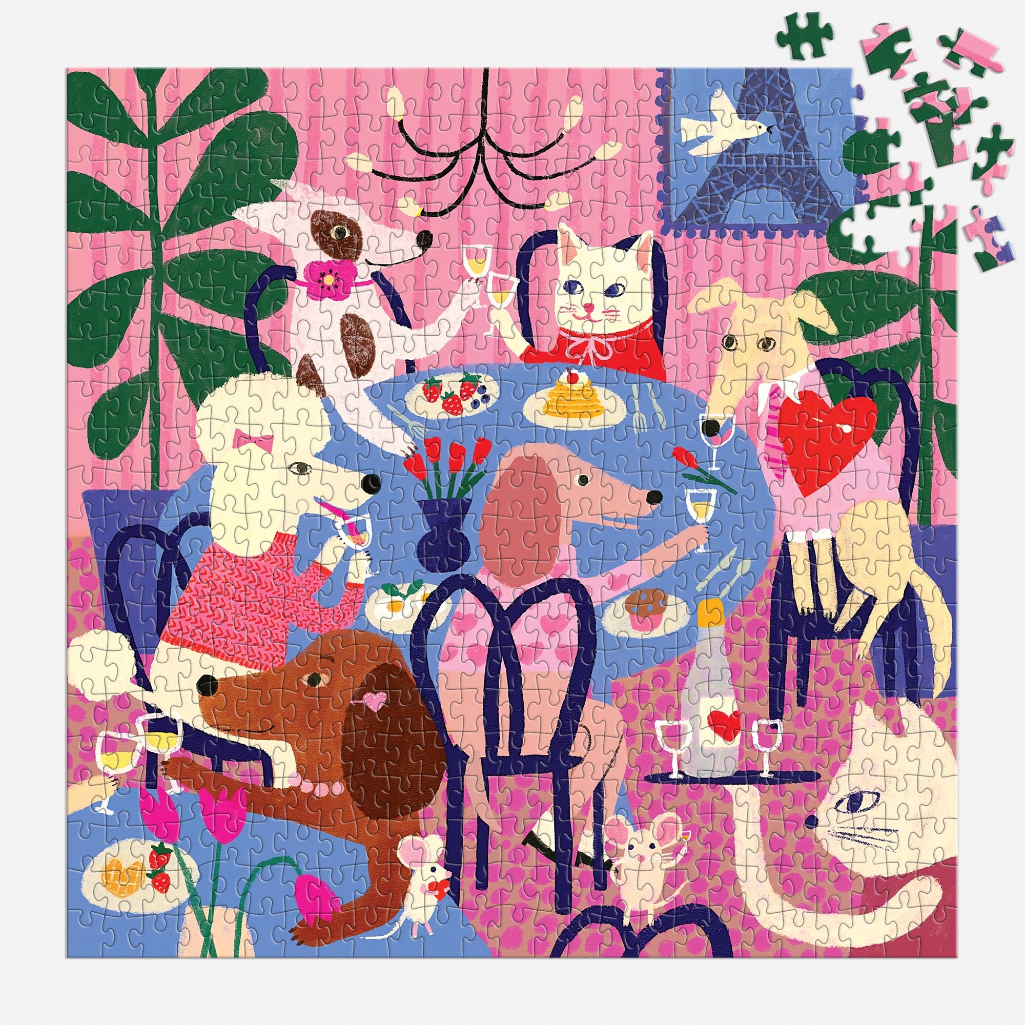 Paws for Love 500 Piece Puzzle | Galison