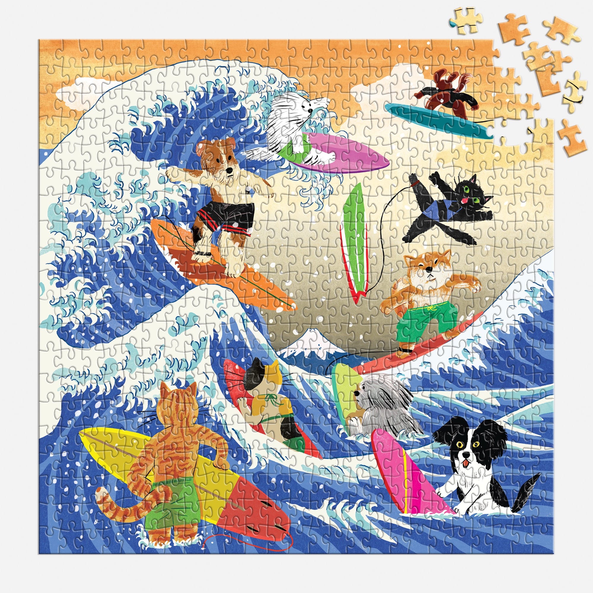 The Great Surf 500 Piece Puzzle | Galison