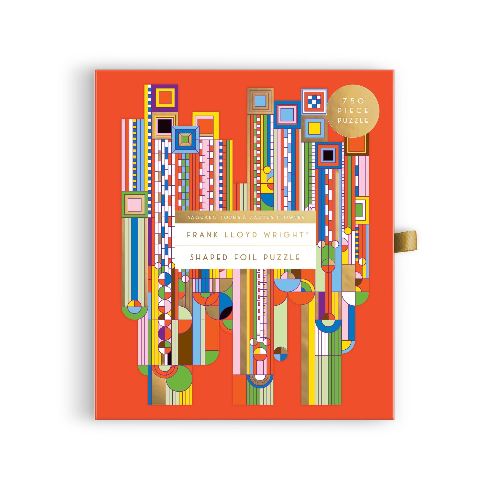 Frank Lloyd Wright 750-Piece Shaped Foil Puzzle | Galison