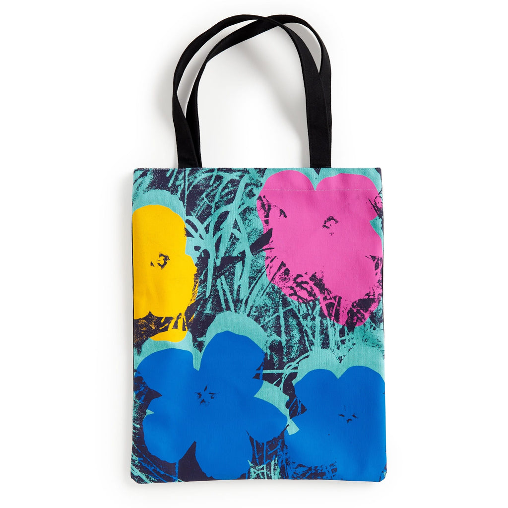 Warhol Flowers Volume 3 Canvas Tote Bag | Galison