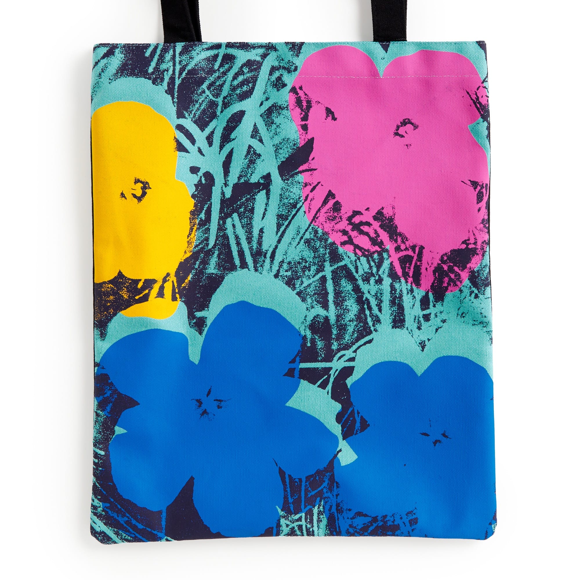 Warhol Flowers Volume 3 Canvas Tote Bag | Galison