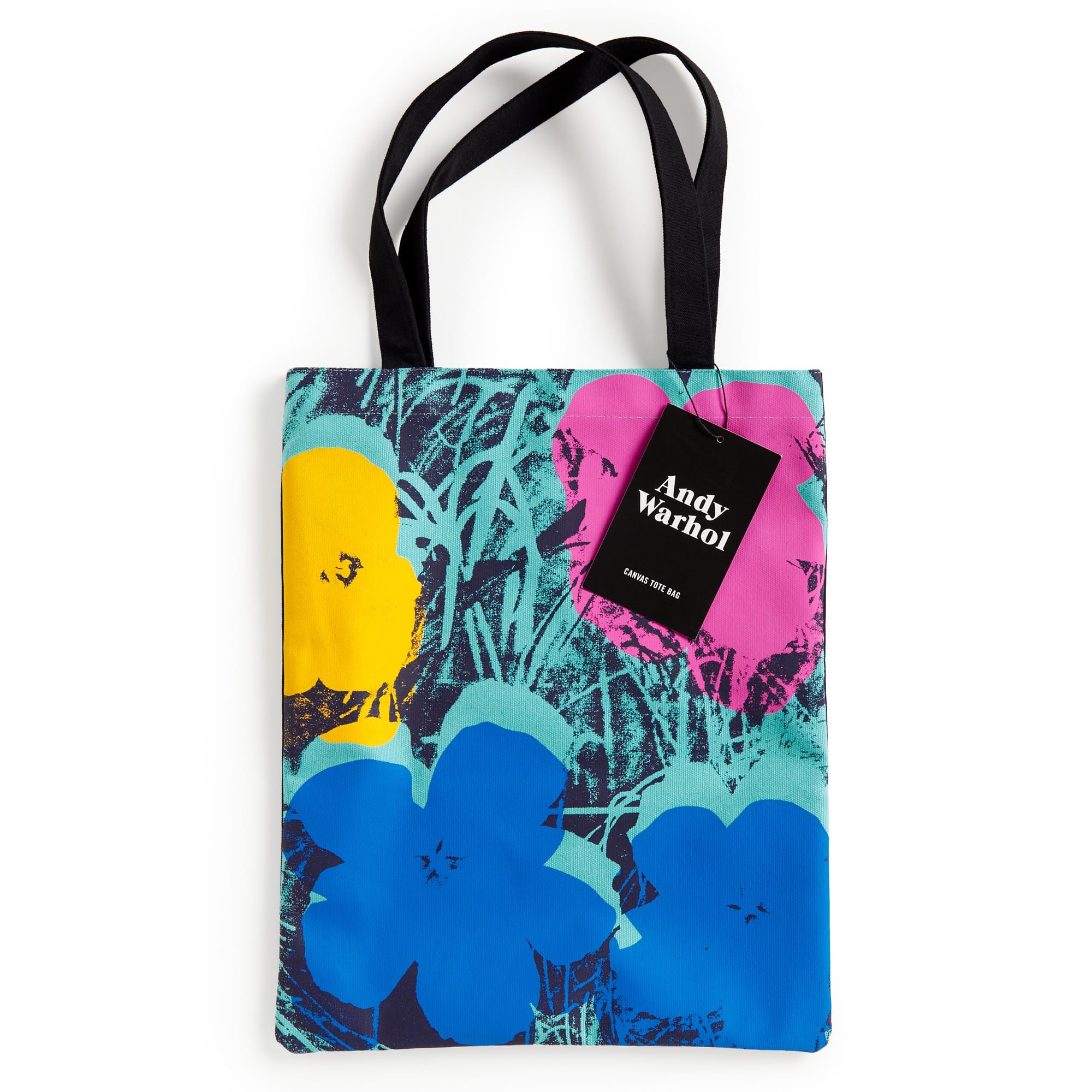 Warhol Flowers Volume 3 Canvas Tote Bag | Galison