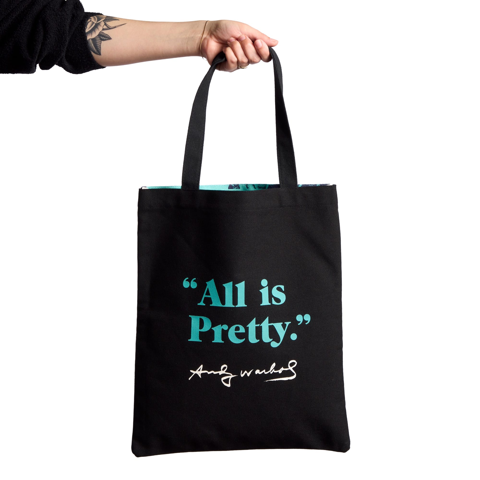 Warhol Flowers Volume 3 Canvas Tote Bag | Galison