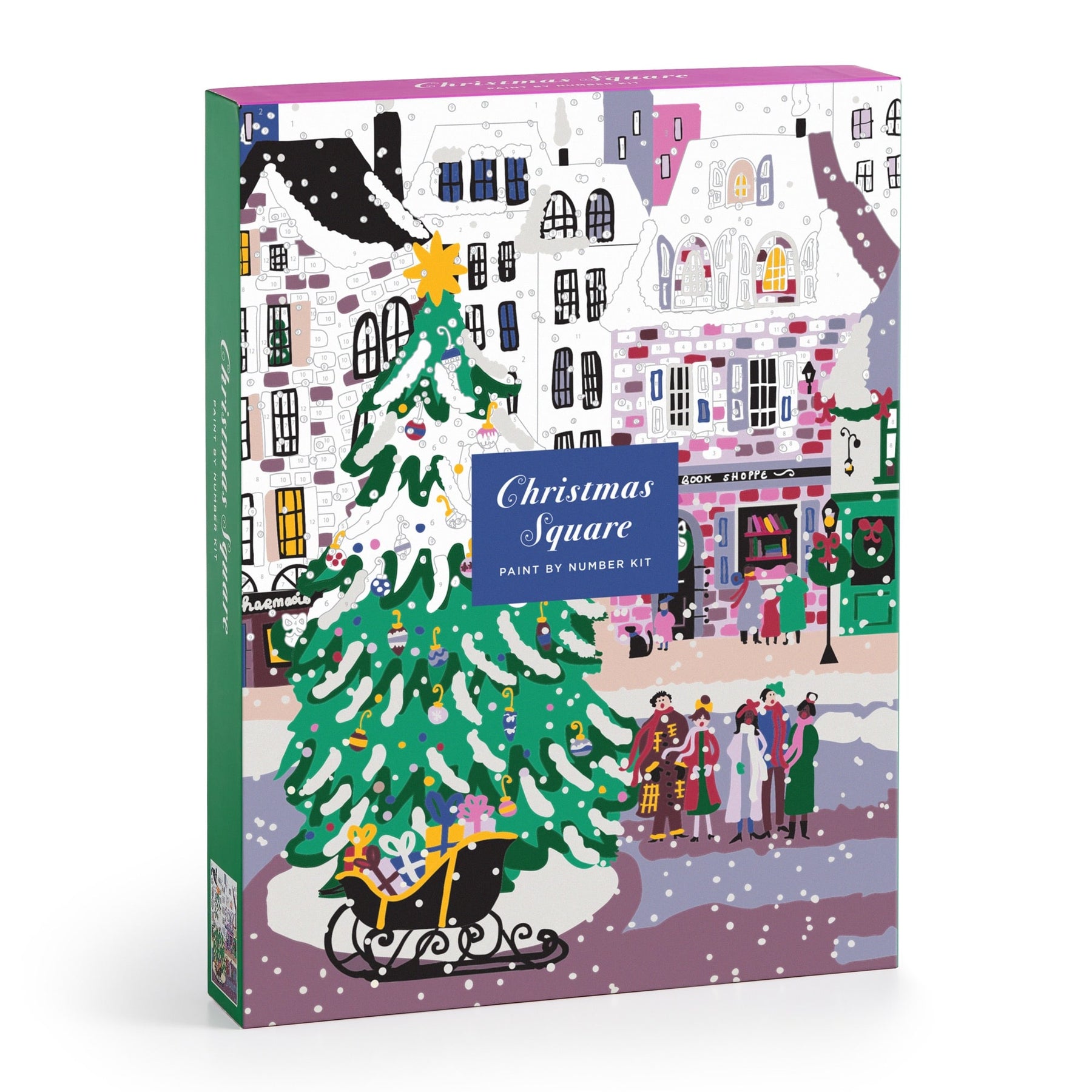 Set van 4 placemats kurk, blauw, Merry Christmas lichtketting Set van 4 placemats kurk, blauw, Merry Christmas lichtketting