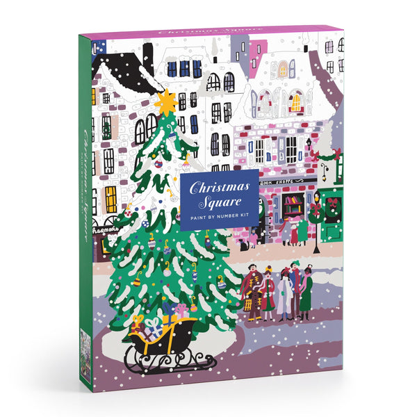 Joy Laforme Christmas Paint by Number Kit | Galison